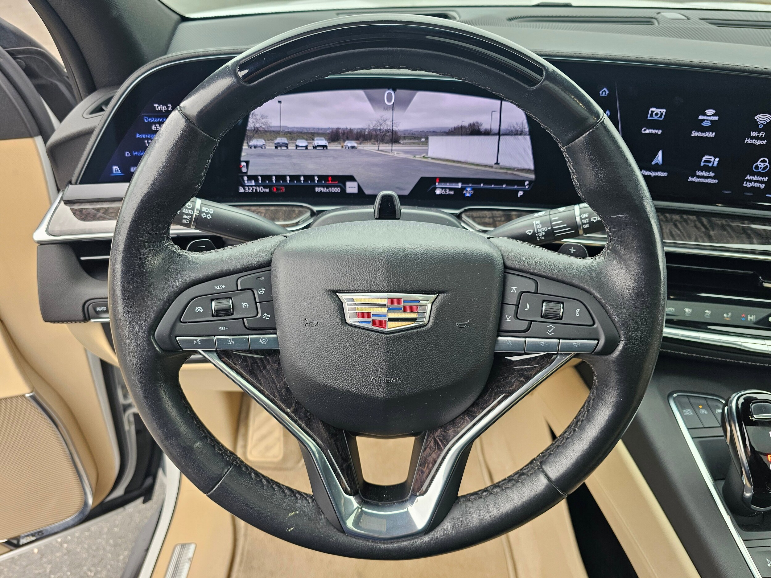 Used 2023 Crystal White Tricoat Cadillac 4WD Premium Luxury image 49