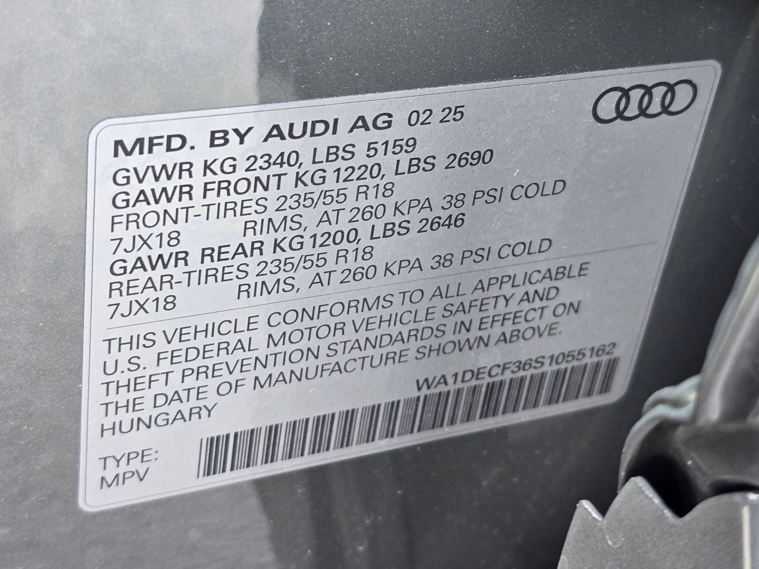 Certified Used 2025 Chronos Gray Metallic Audi S line Premium image 61