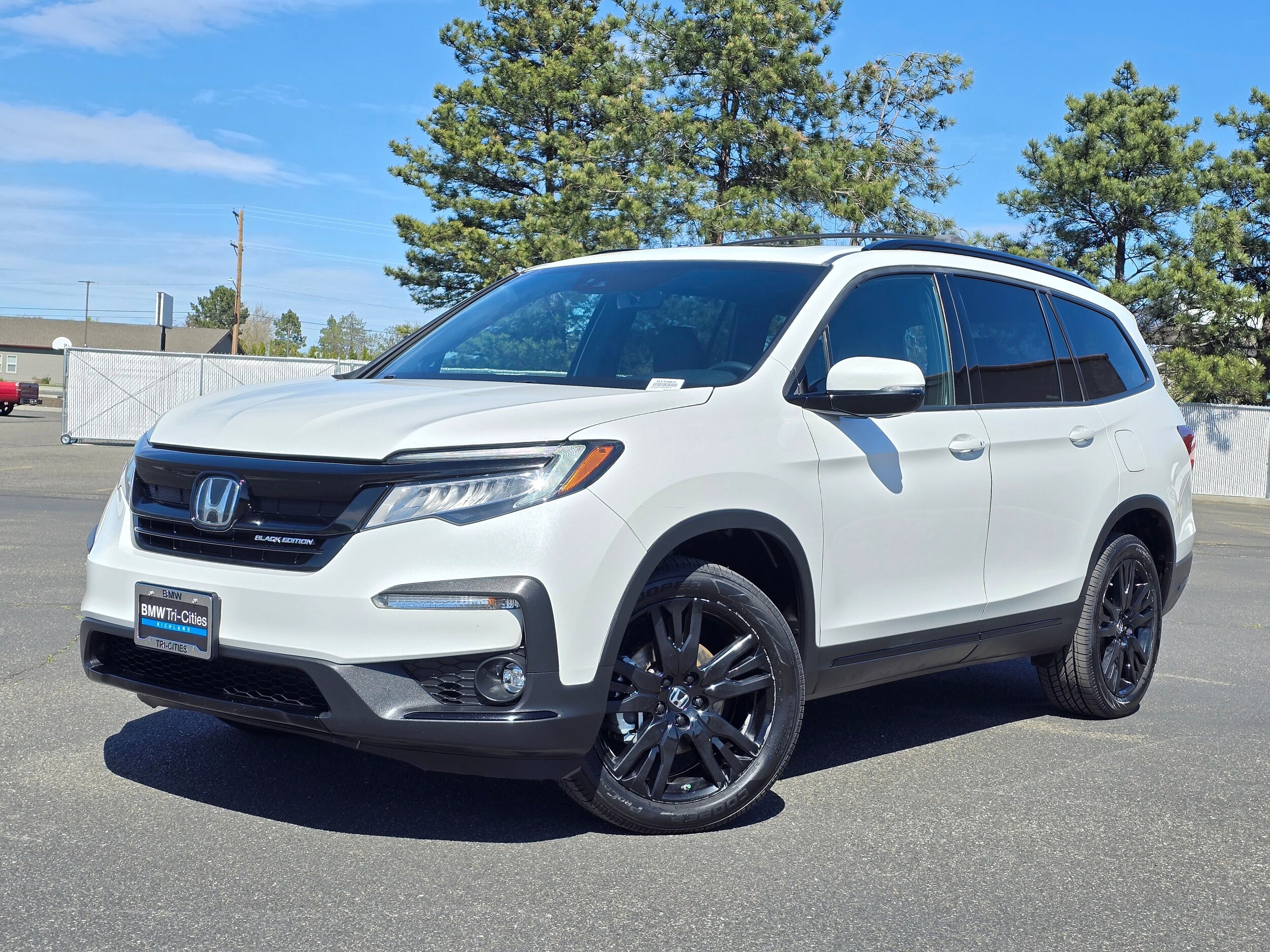 Used 2021 Platinum White Pearl Honda Black Edition image 34