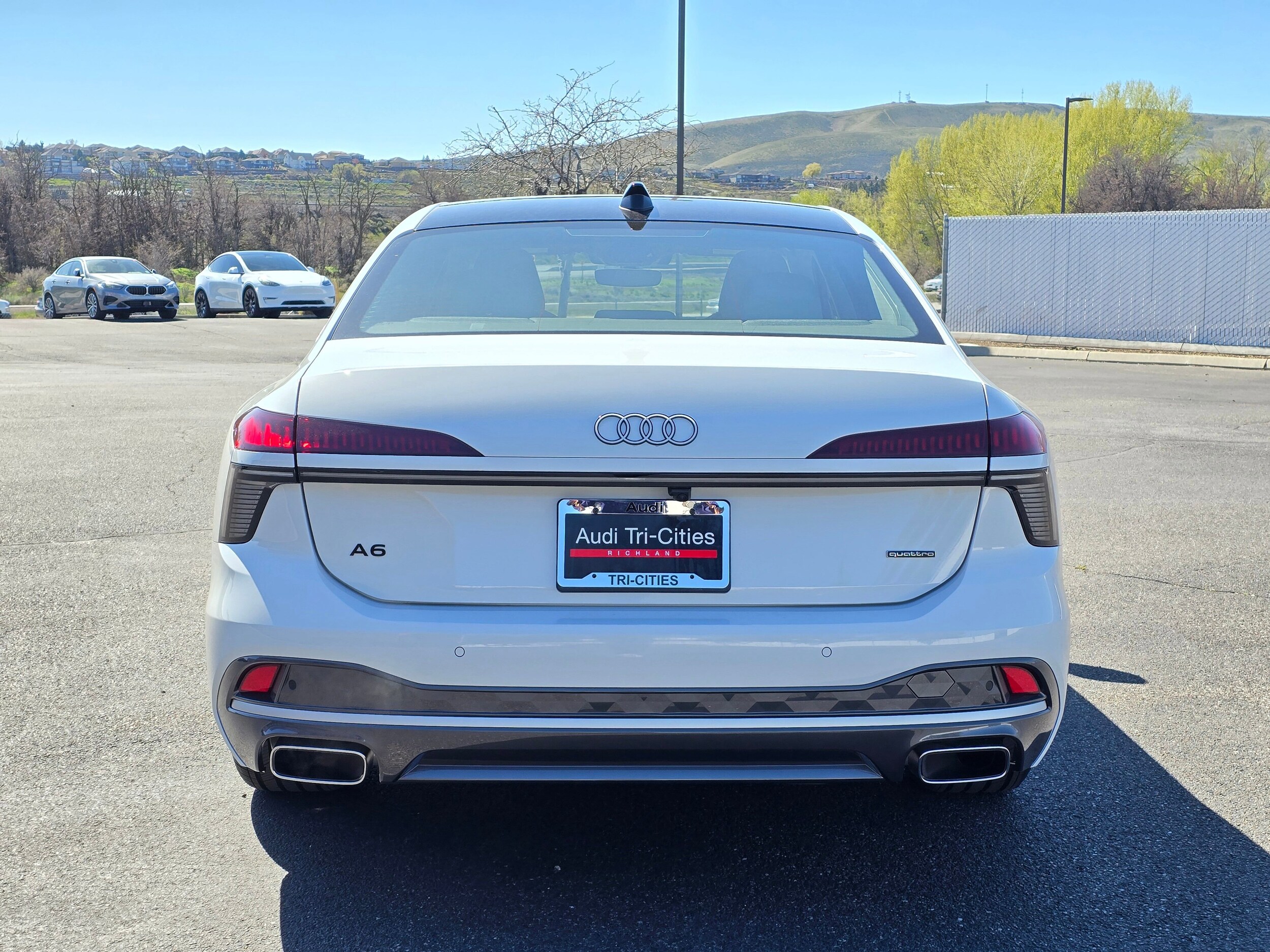 Used 2026 Glacier White Metallic Audi Premium Plus image 5