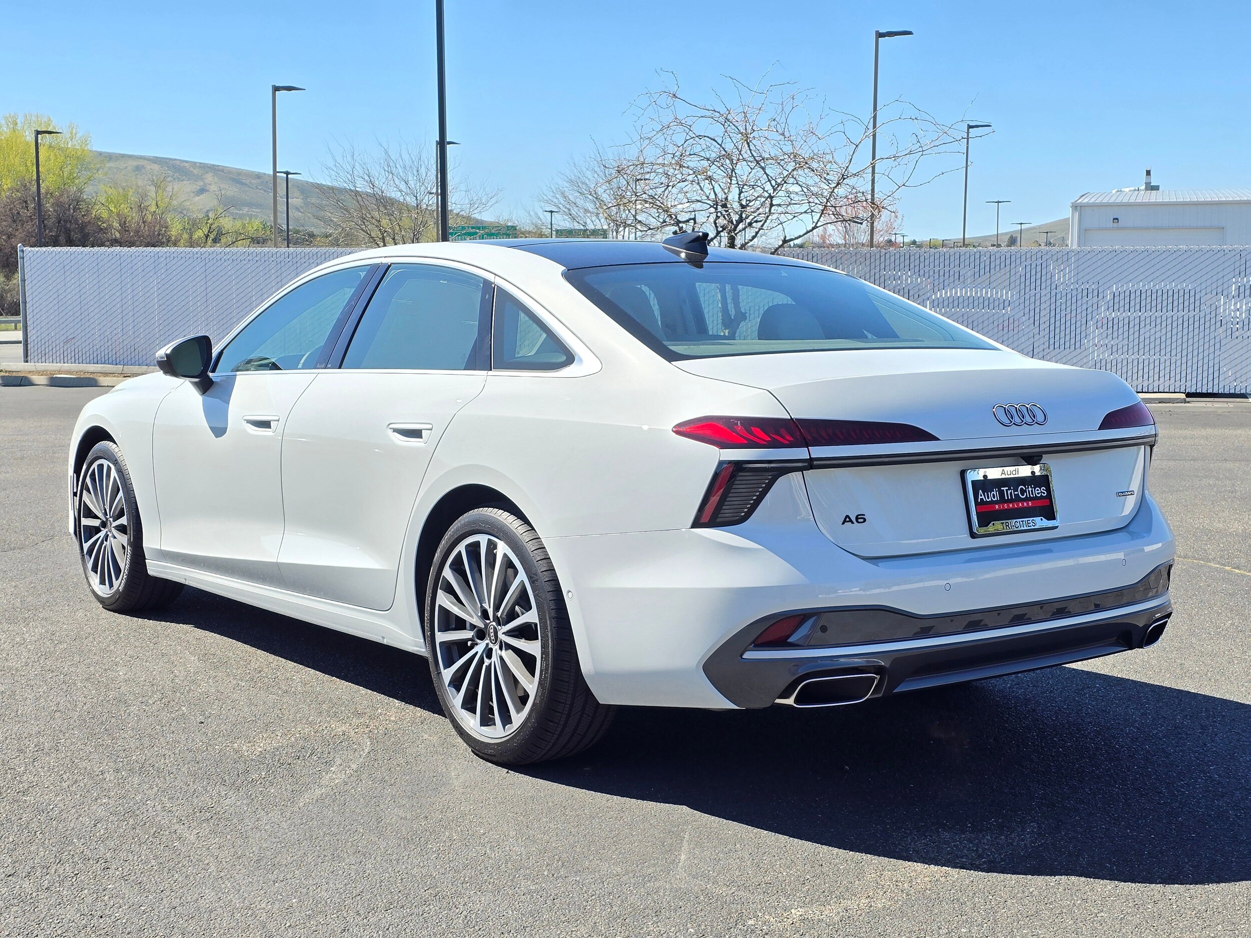 Used 2026 Glacier White Metallic Audi Premium Plus image 4