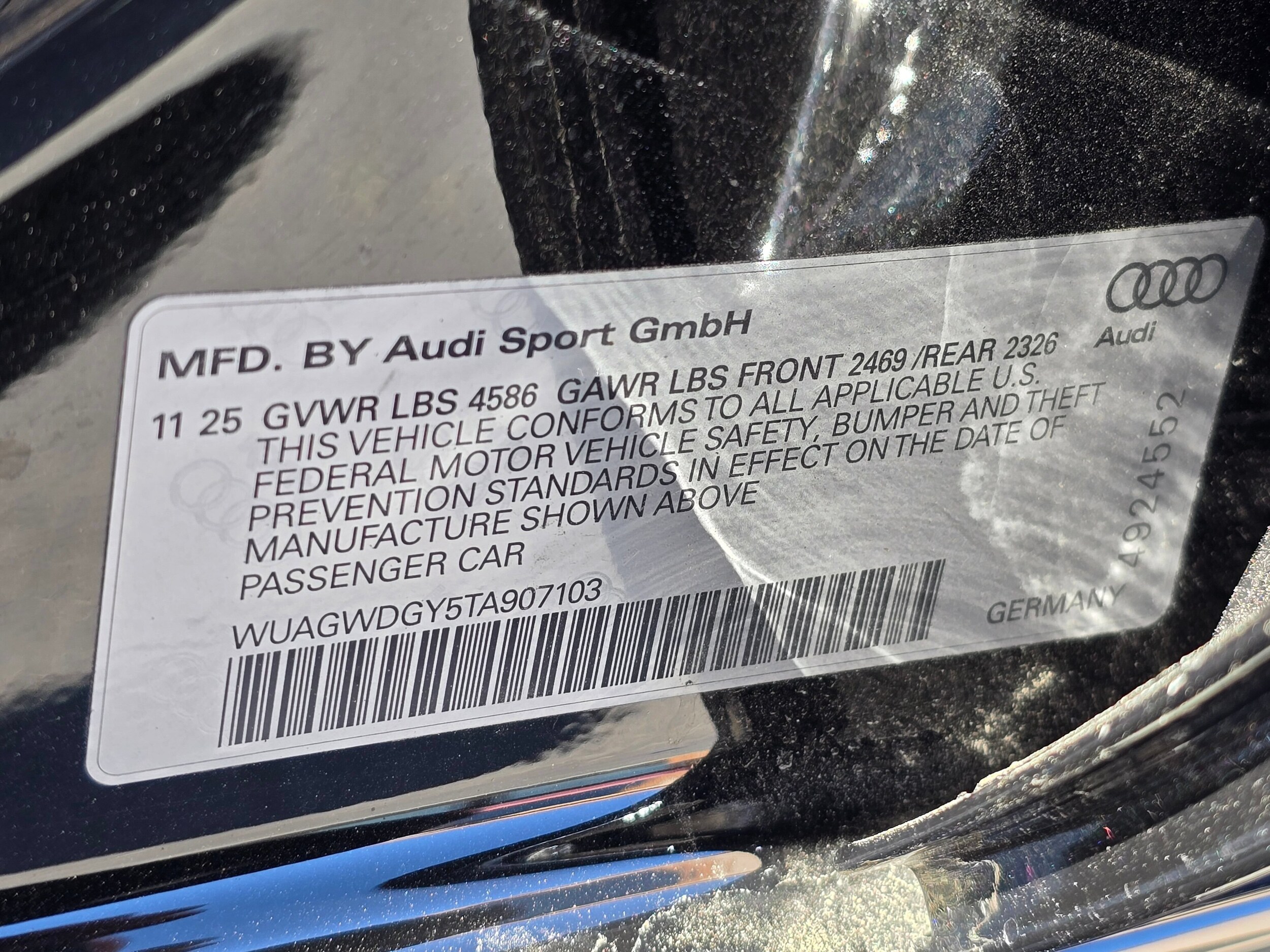 New 2026 Mythos Black Audi 2.5T image 61