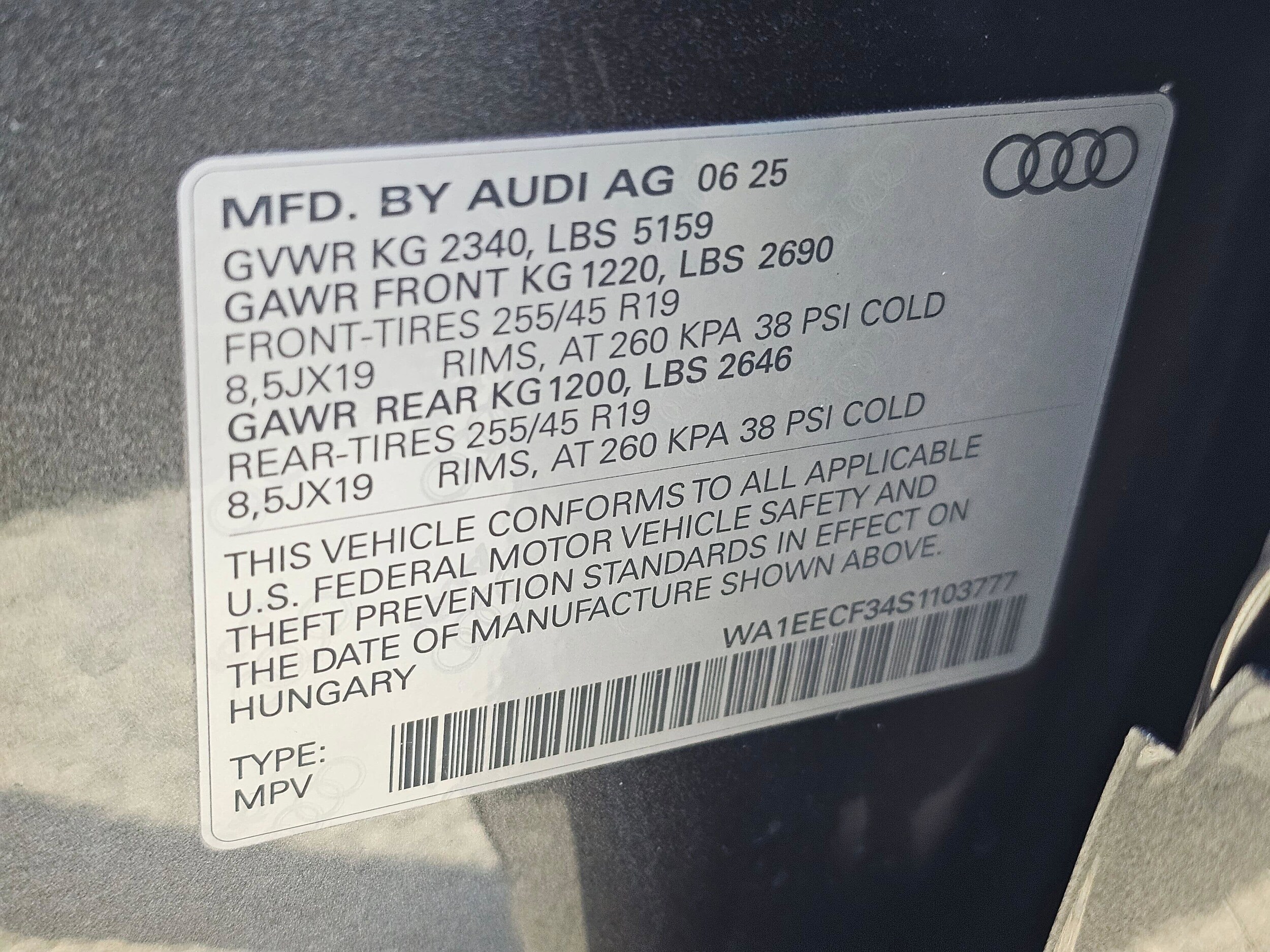 New 2025 Daytona Gray Pearl Audi 45 S line Premium Plus image 29