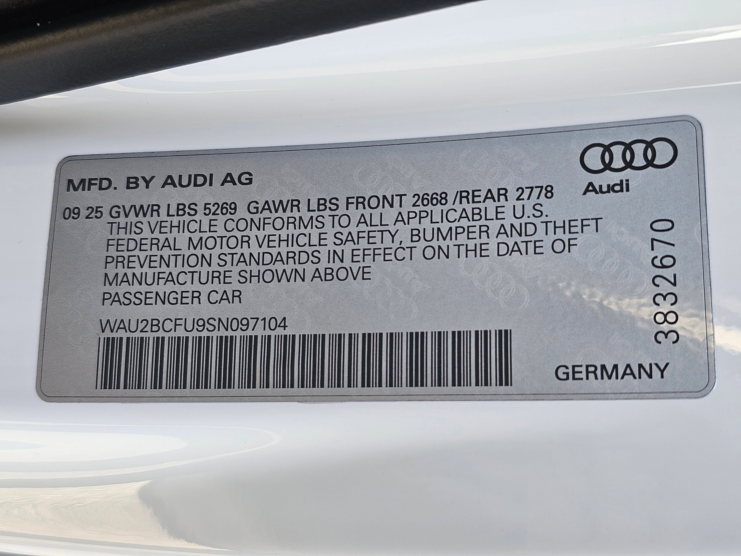 New 2025 Arkona White Audi 2.0T Premium Plus image 63