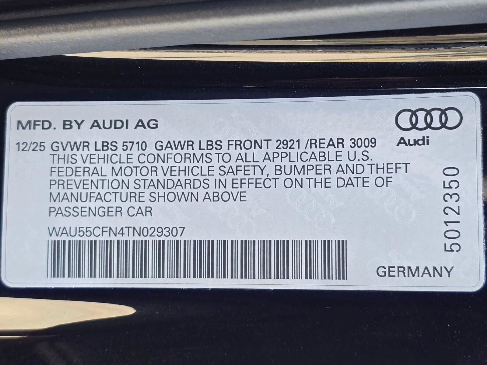 New 2026 Mythos Black Audi Premium Plus image 29