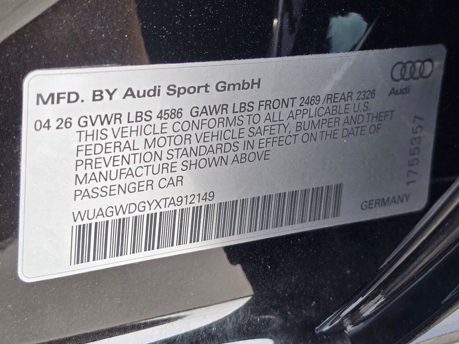 New 2026 Mythos Black Audi 2.5T image 30
