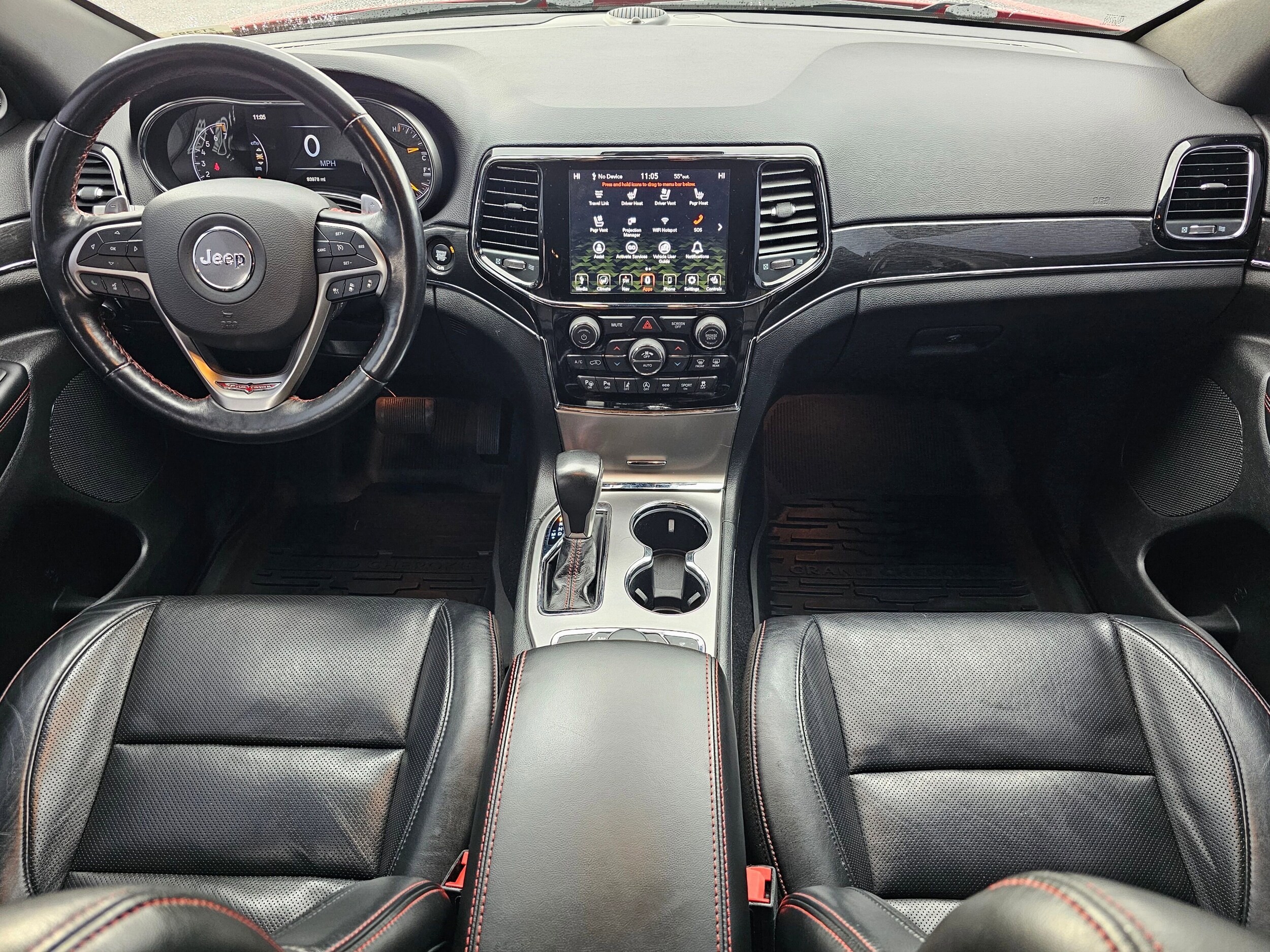 Used 2020 Redline 2 Coat Pearl Jeep Trailhawk image 10