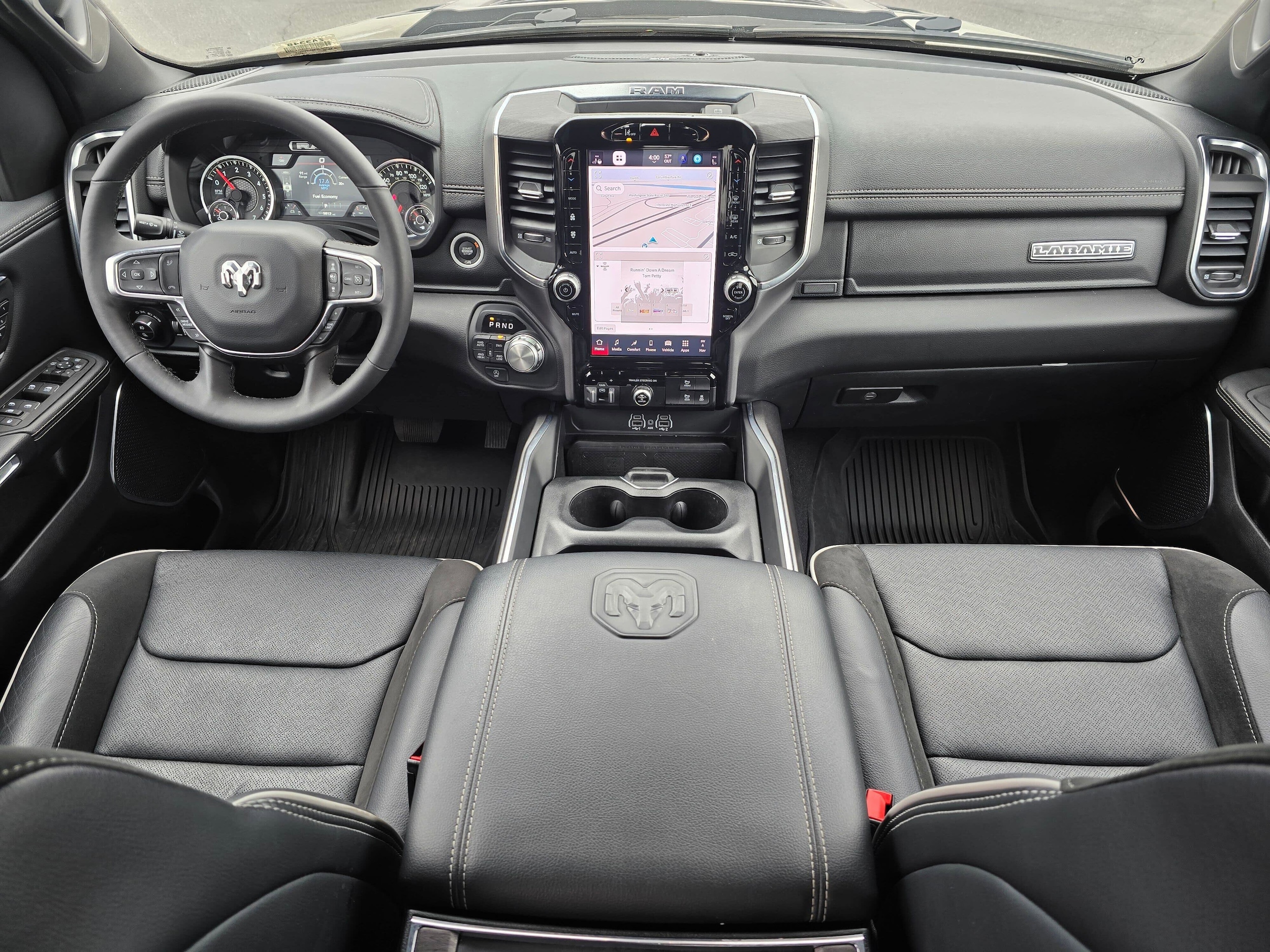 Used 2025 Diamond Black Crystal Pearlcoat Ram Laramie image 10