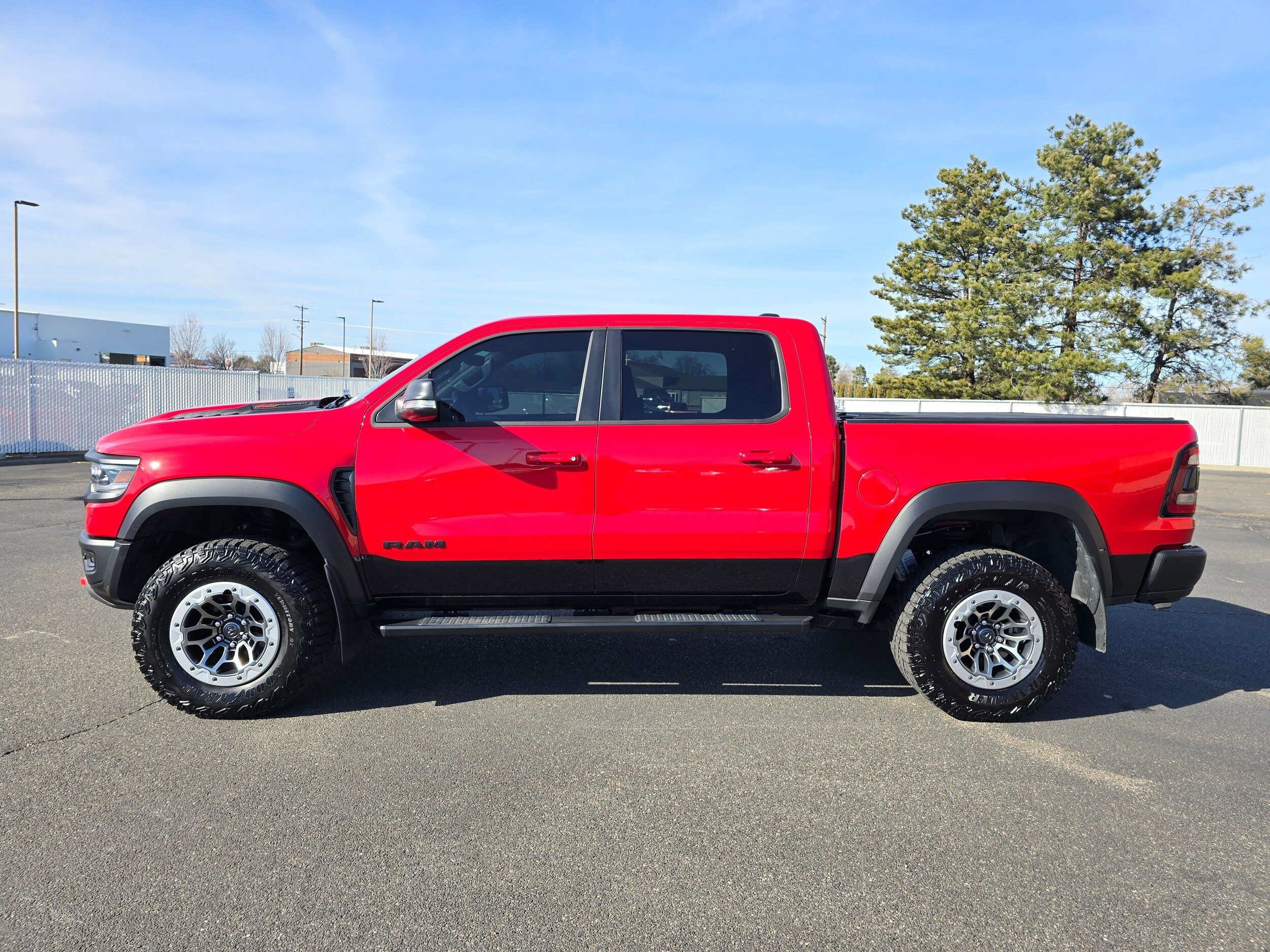 Used 2022 Flame Red Clearcoat Ram TRX image 3