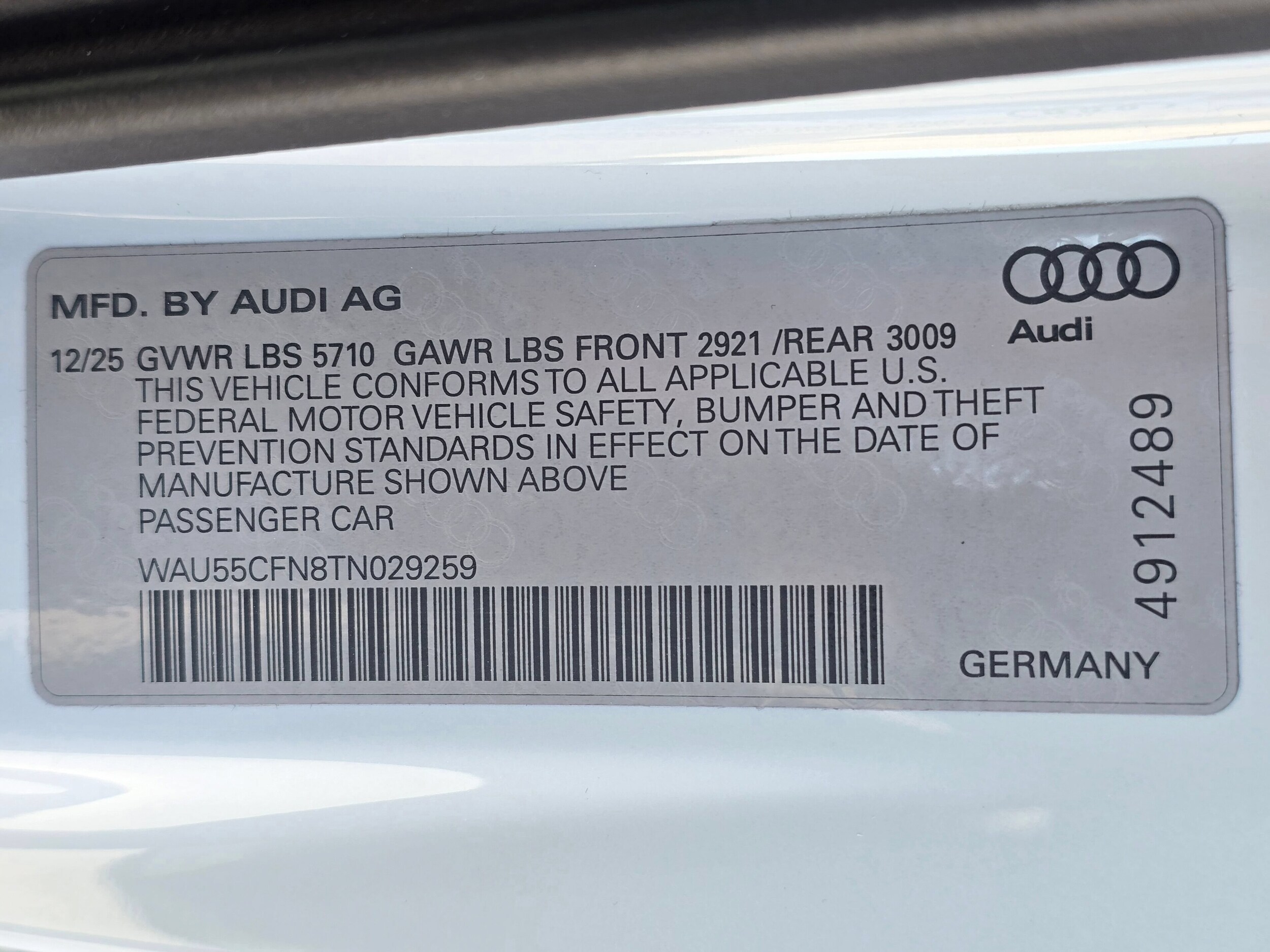 New 2026 Glacier White Audi Premium Plus image 59