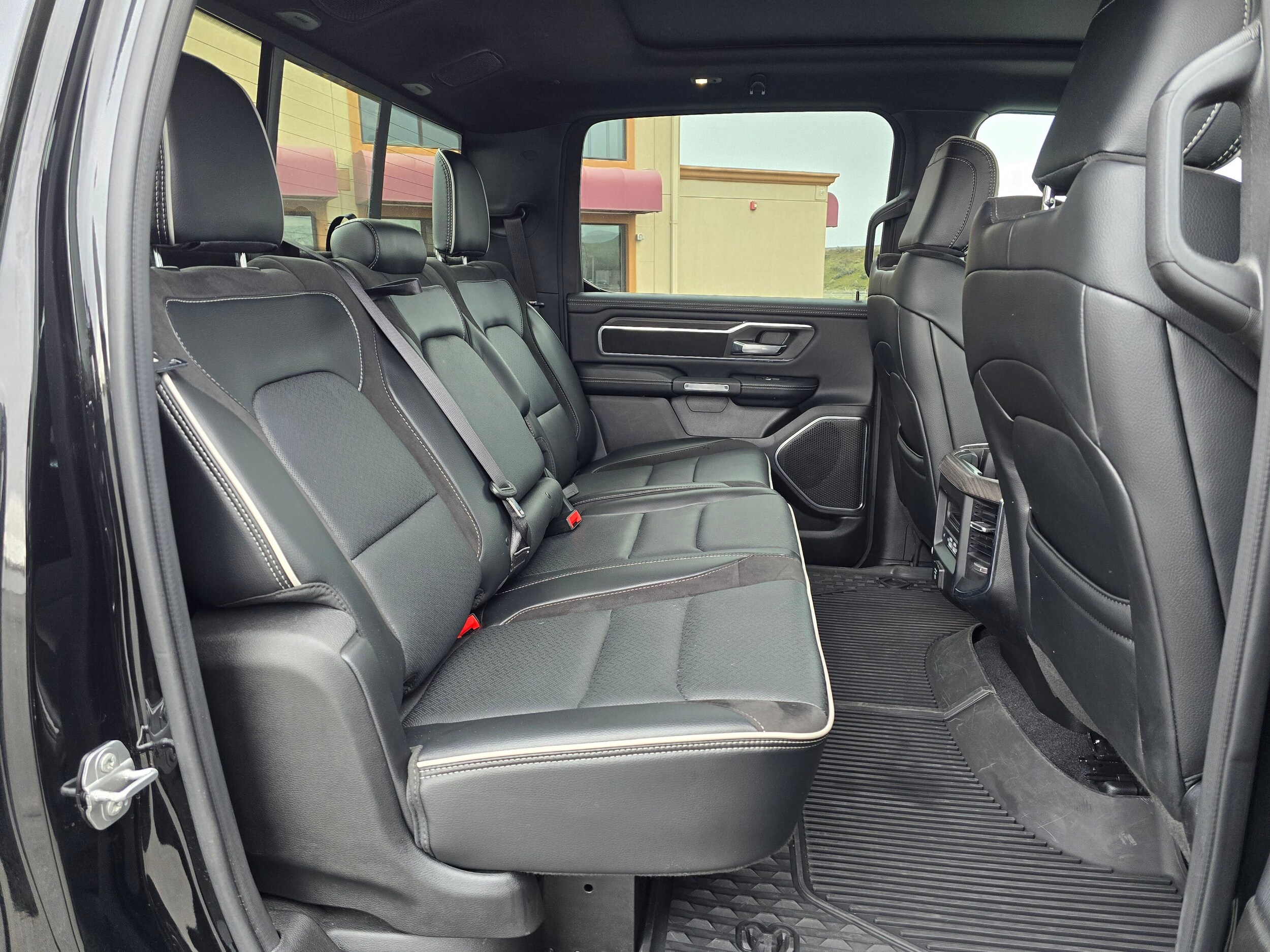 Used 2025 Diamond Black Crystal Pearlcoat Ram Laramie image 47