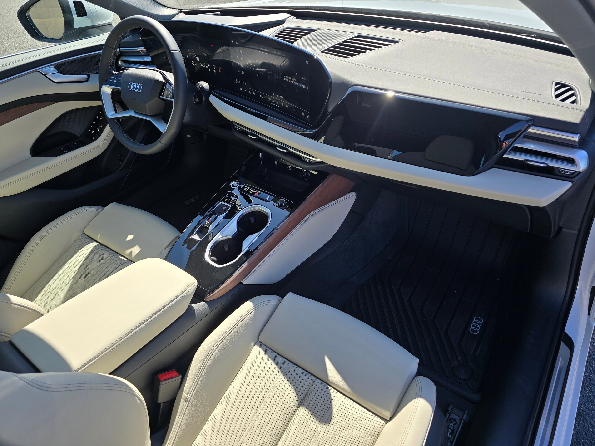 Used 2026 Glacier White Metallic Audi Premium Plus image 15