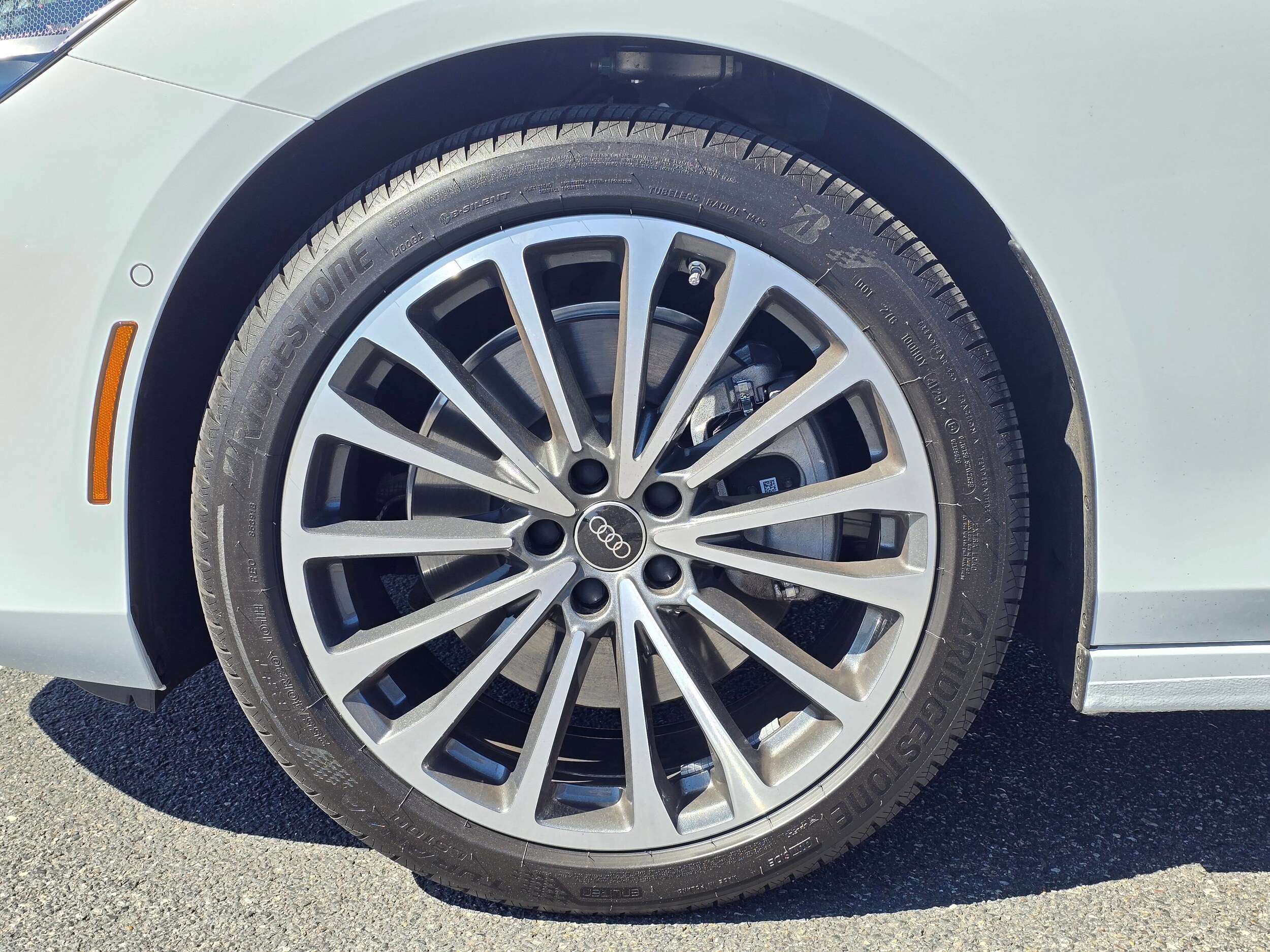 Used 2026 Glacier White Metallic Audi Premium Plus image 8