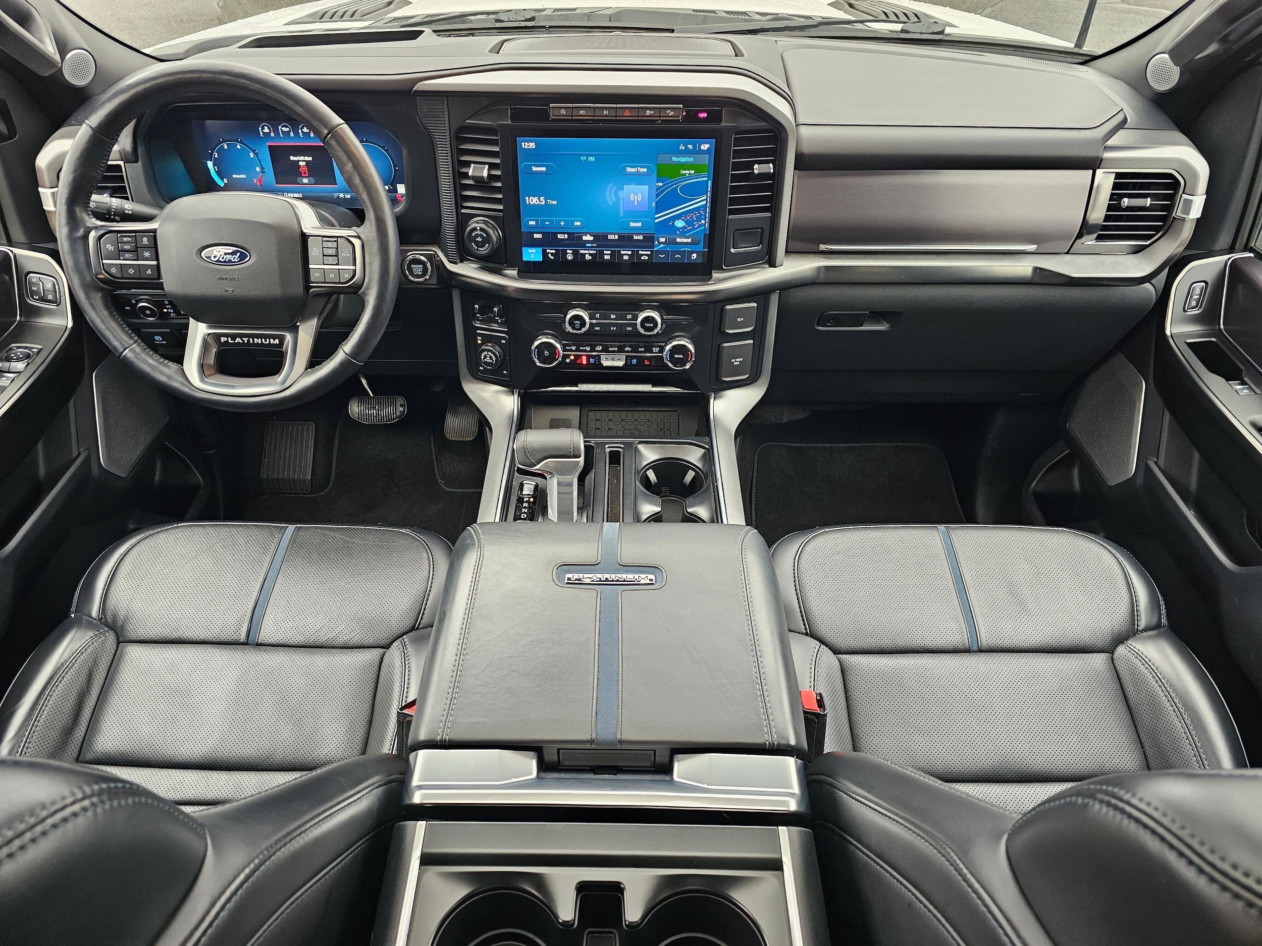 Used 2024 Star White Metallic Tri-Coat Ford Platinum image 11