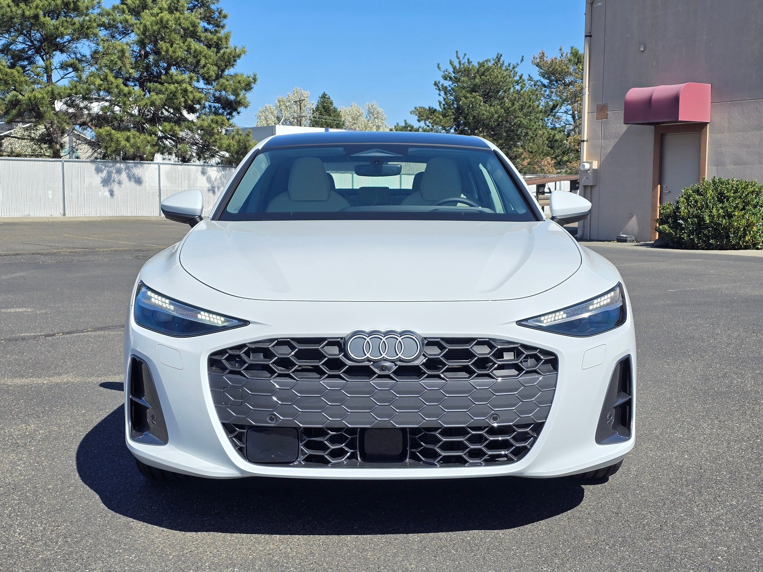 Used 2026 Glacier White Metallic Audi Premium Plus image 6