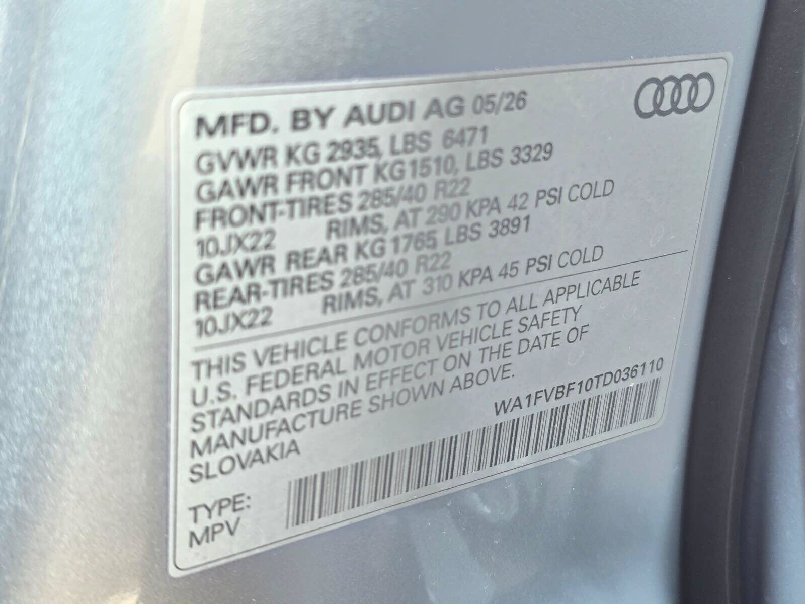 New 2026 Satellite Silver Audi 55 Prestige image 30