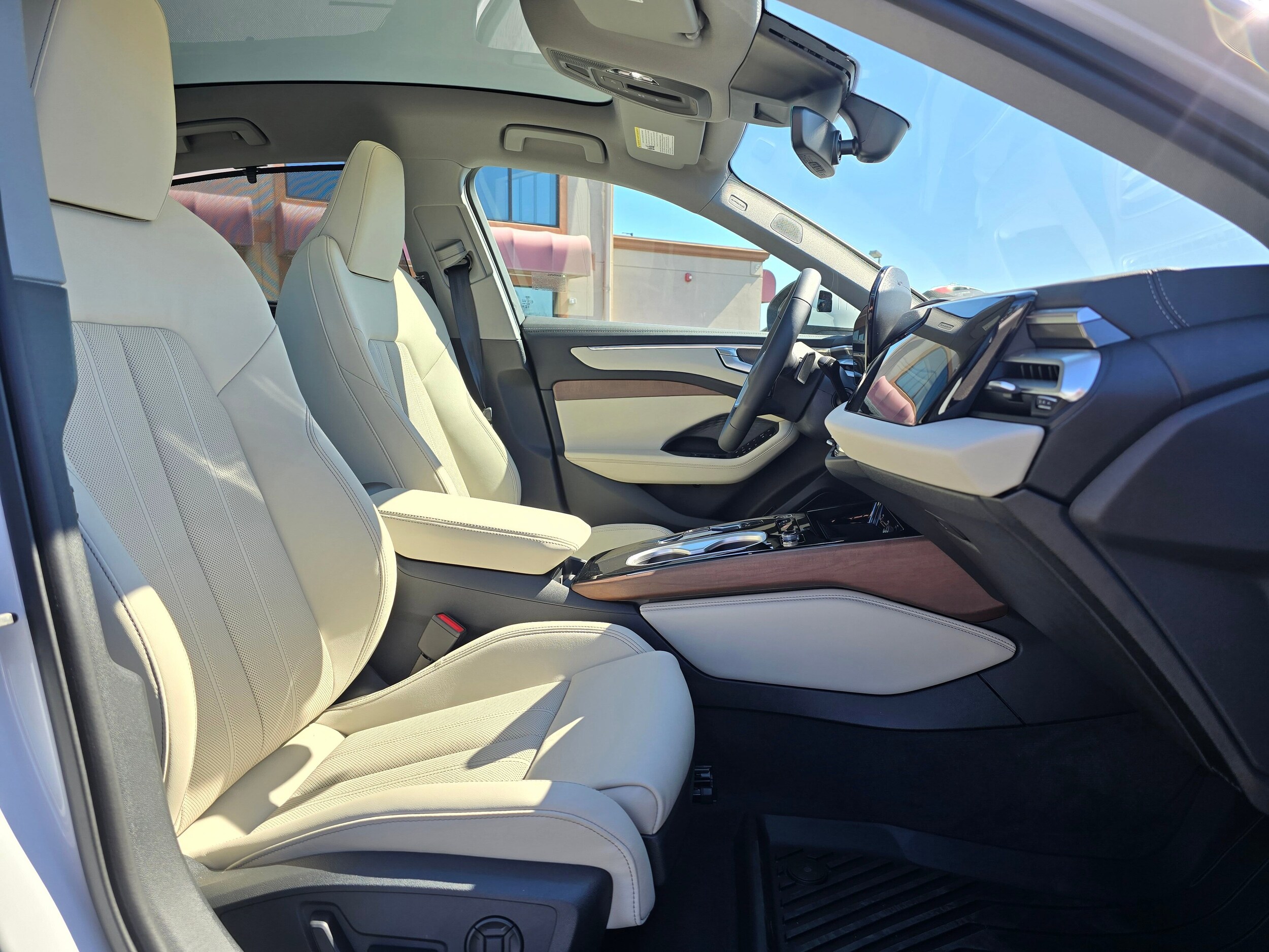 Used 2026 Glacier White Metallic Audi Premium Plus image 14