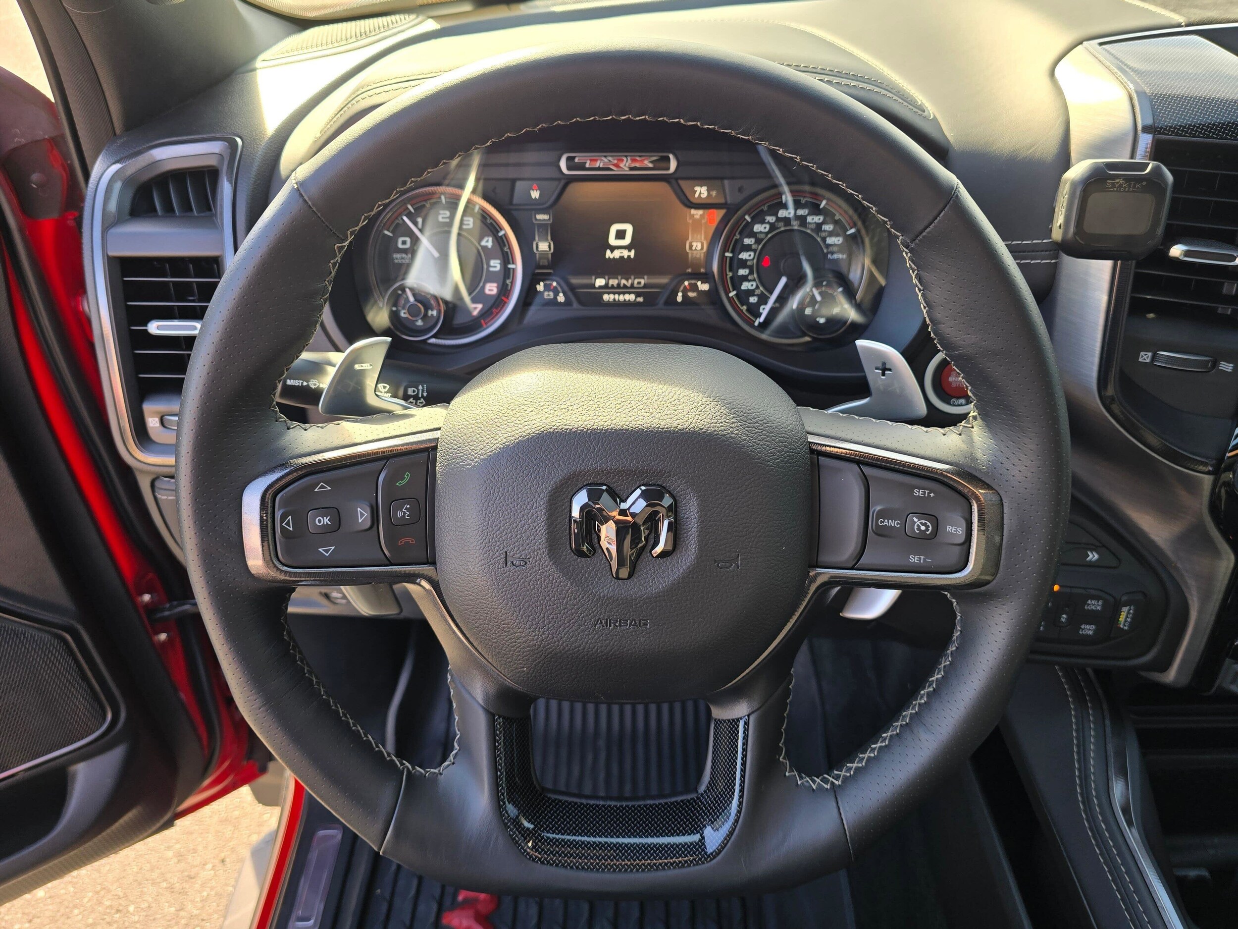 Used 2022 Flame Red Clearcoat Ram TRX image 17