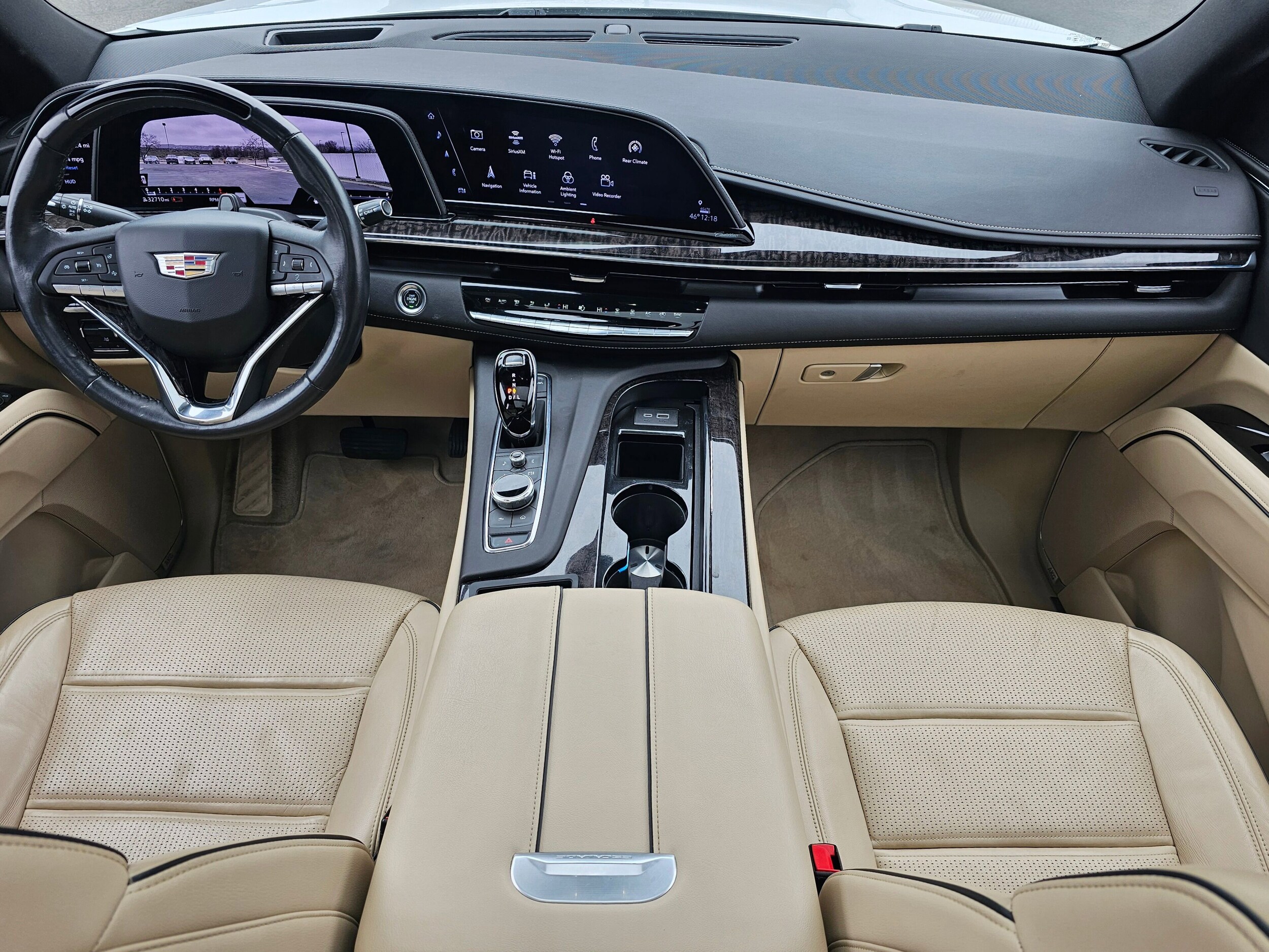 Used 2023 Crystal White Tricoat Cadillac 4WD Premium Luxury image 42