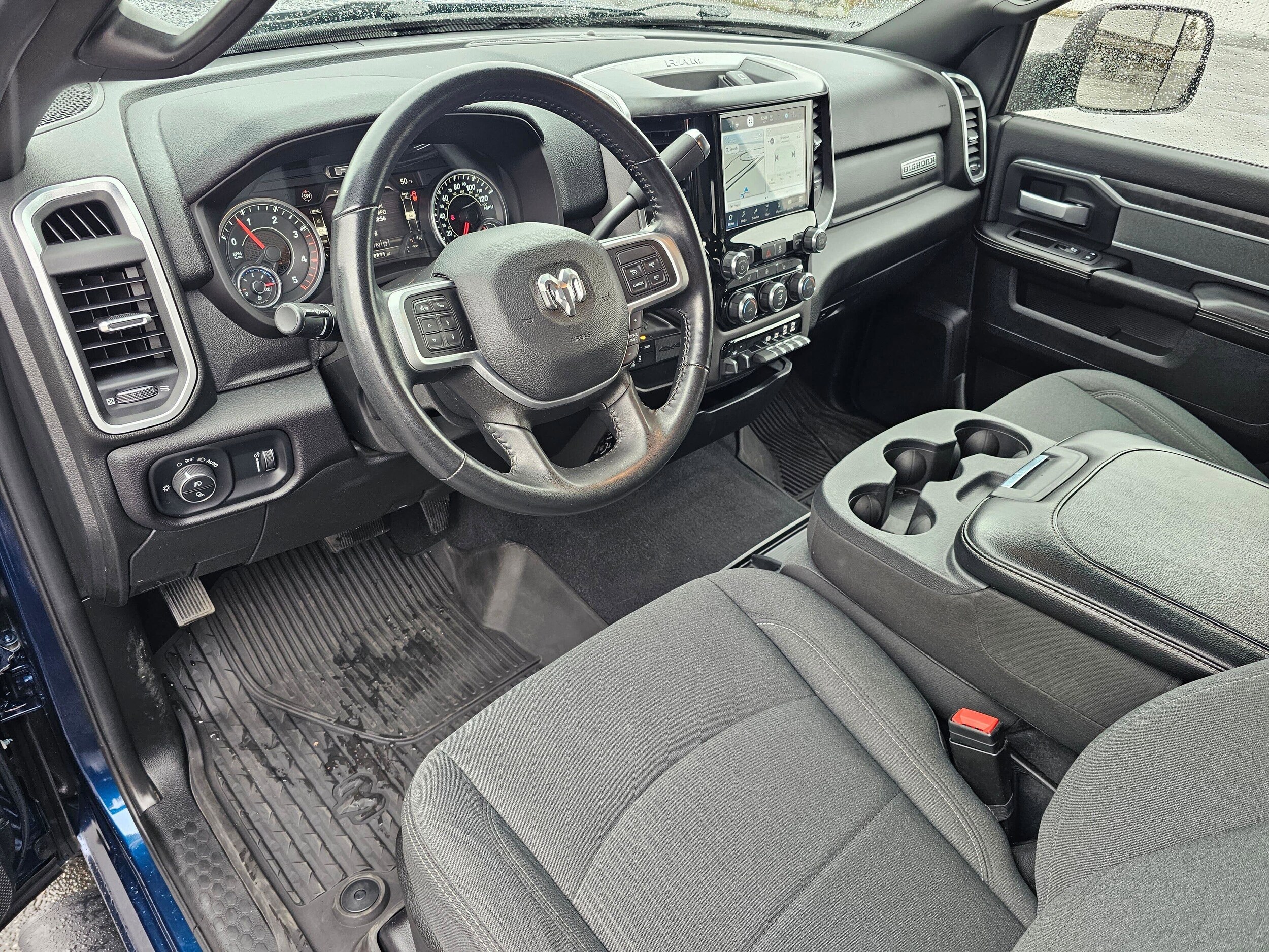 Used 2022 Patriot Blue Pearlcoat Ram Big Horn image 2