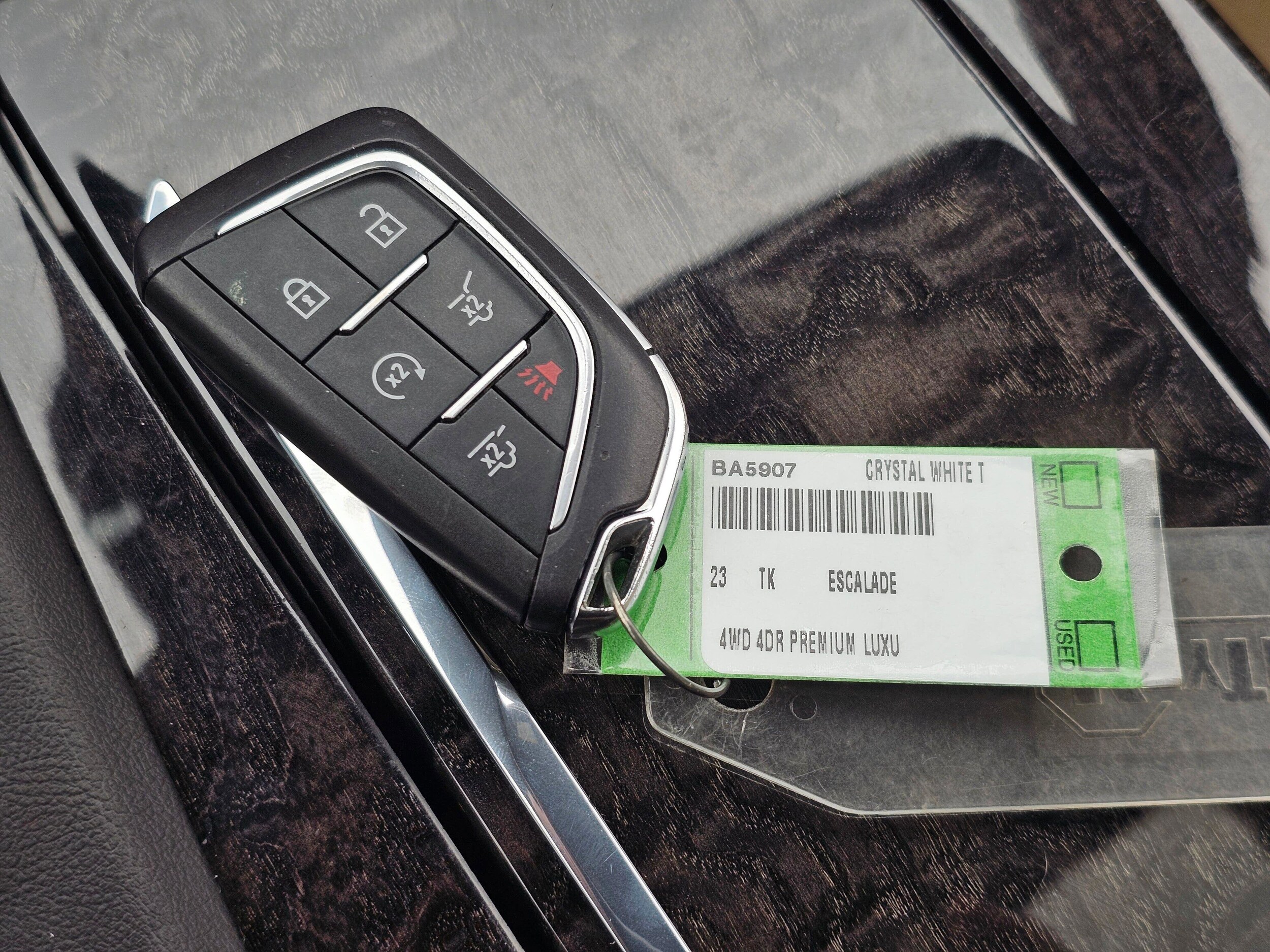 Used 2023 Crystal White Tricoat Cadillac 4WD Premium Luxury image 32