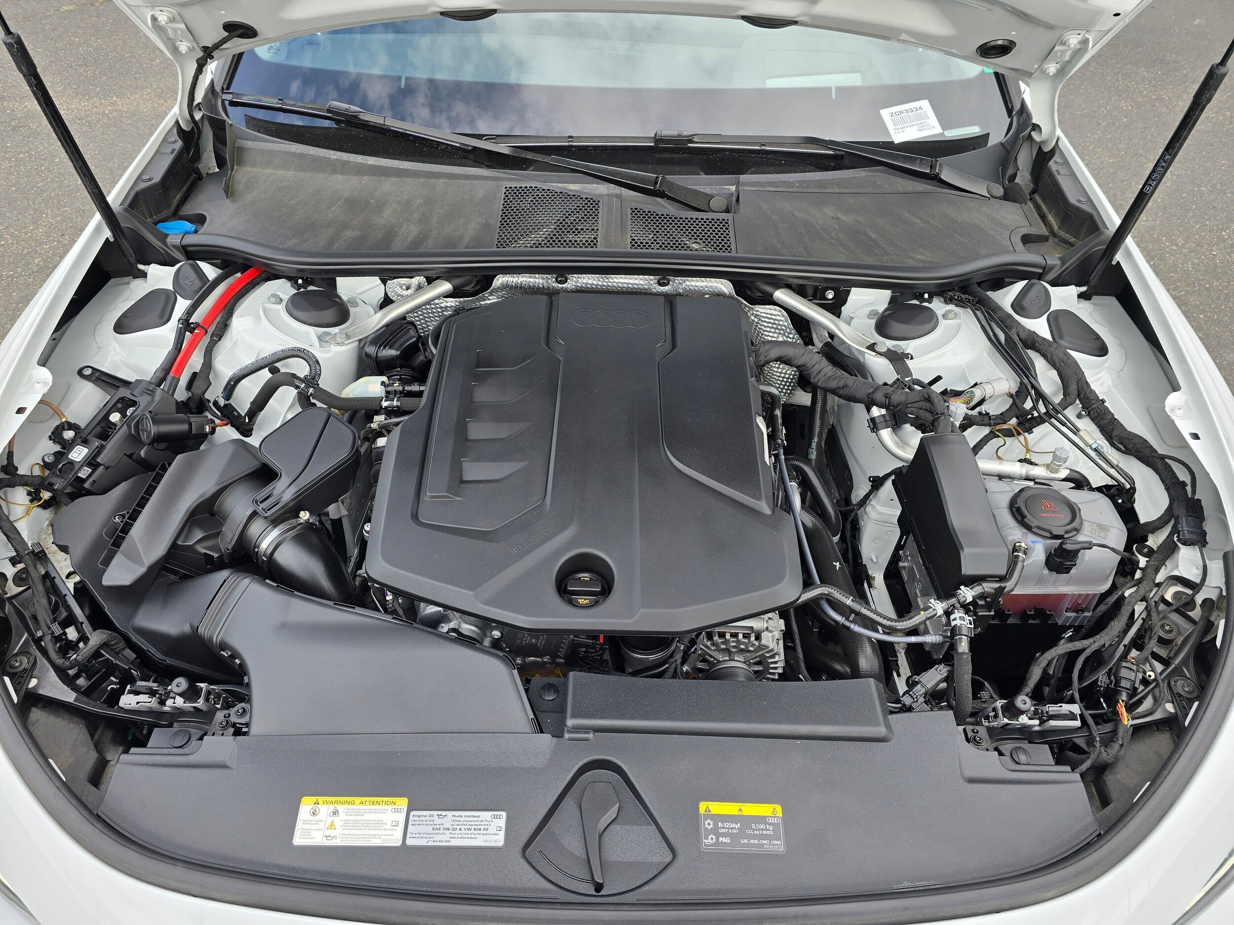 Certified Used 2025 Glacier White Metallic Audi Premium Plus image 9