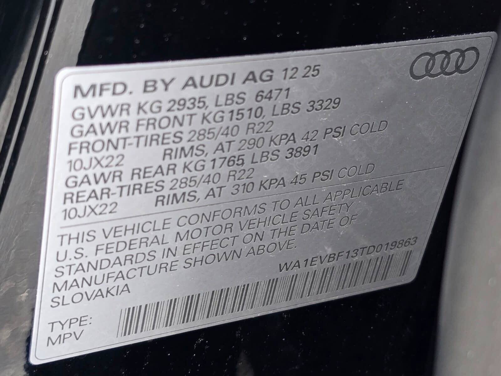 New 2026 Mythos Black Audi 55 Premium Plus image 30