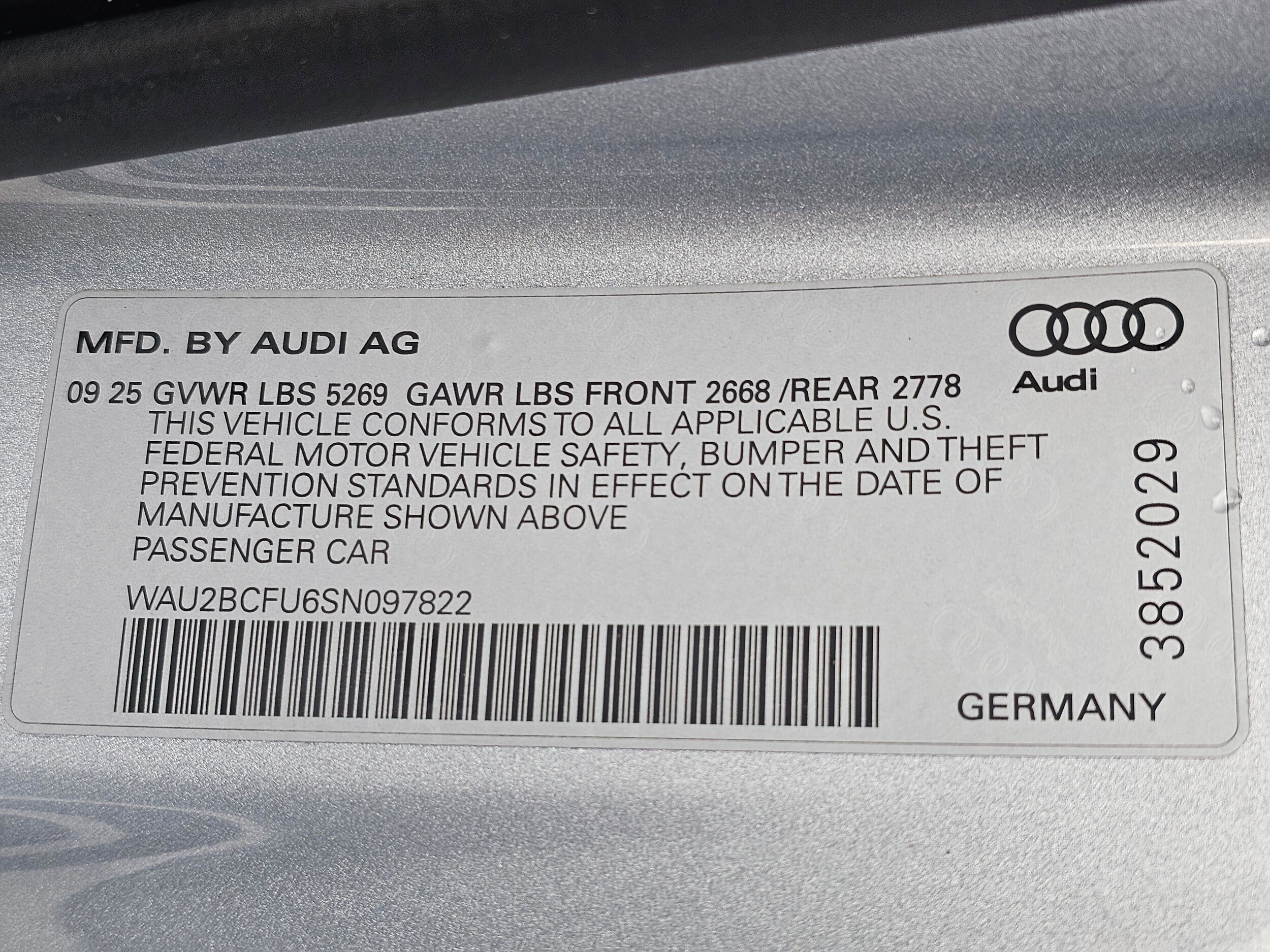 New 2025 Florett Silver Audi 2.0T Premium Plus image 31