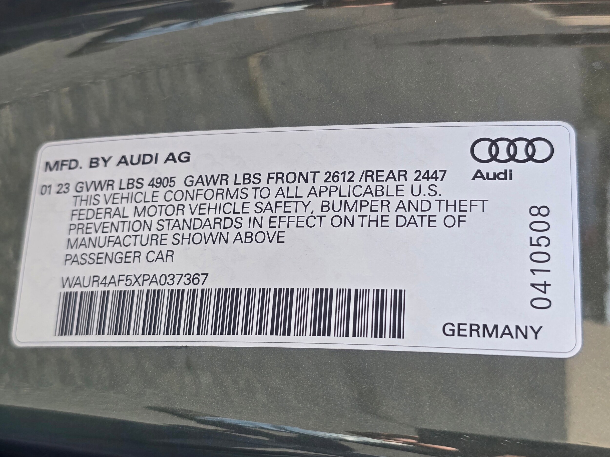 Used 2023 District Green Metallic Audi Prestige image 63