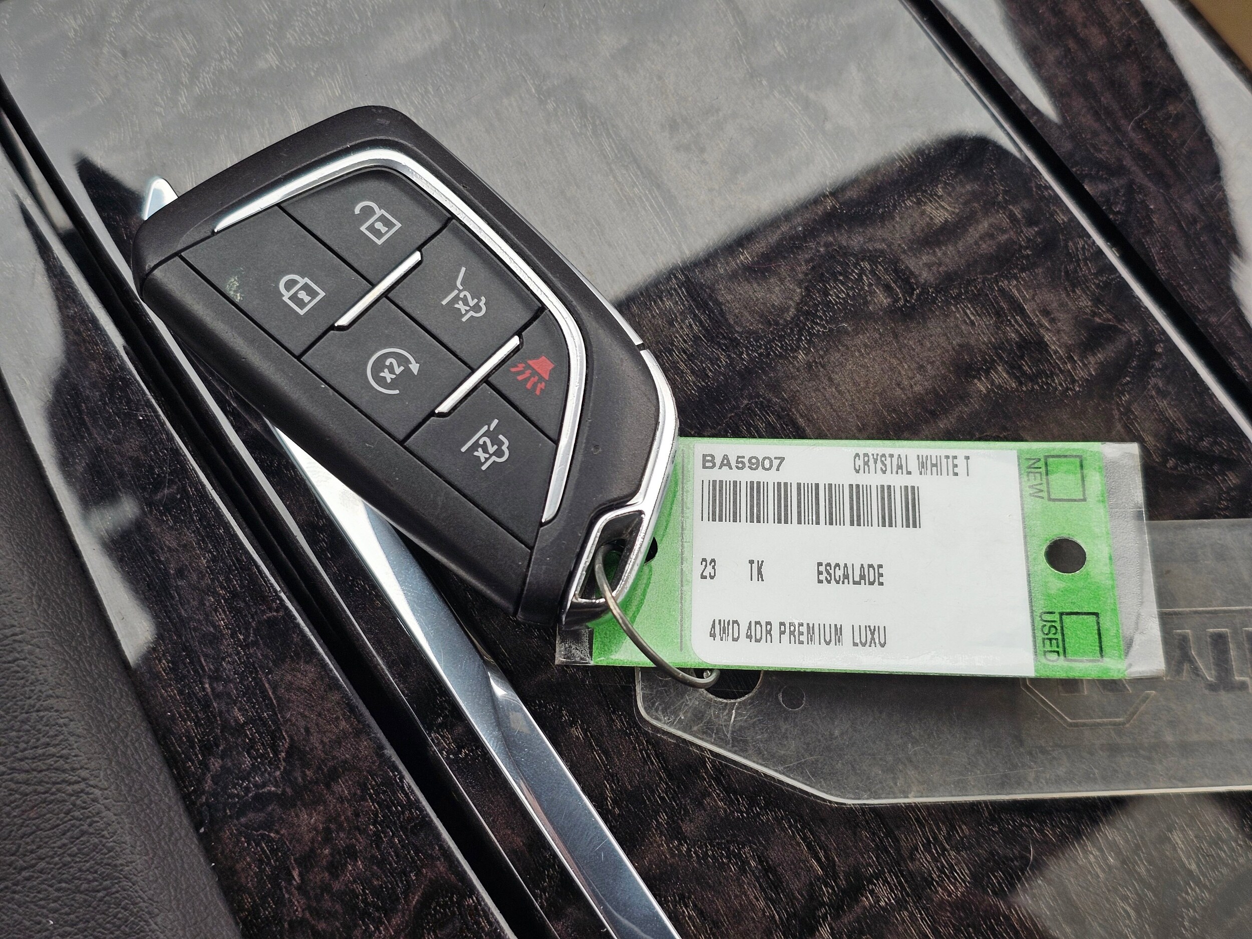 Used 2023 Crystal White Tricoat Cadillac 4WD Premium Luxury image 64