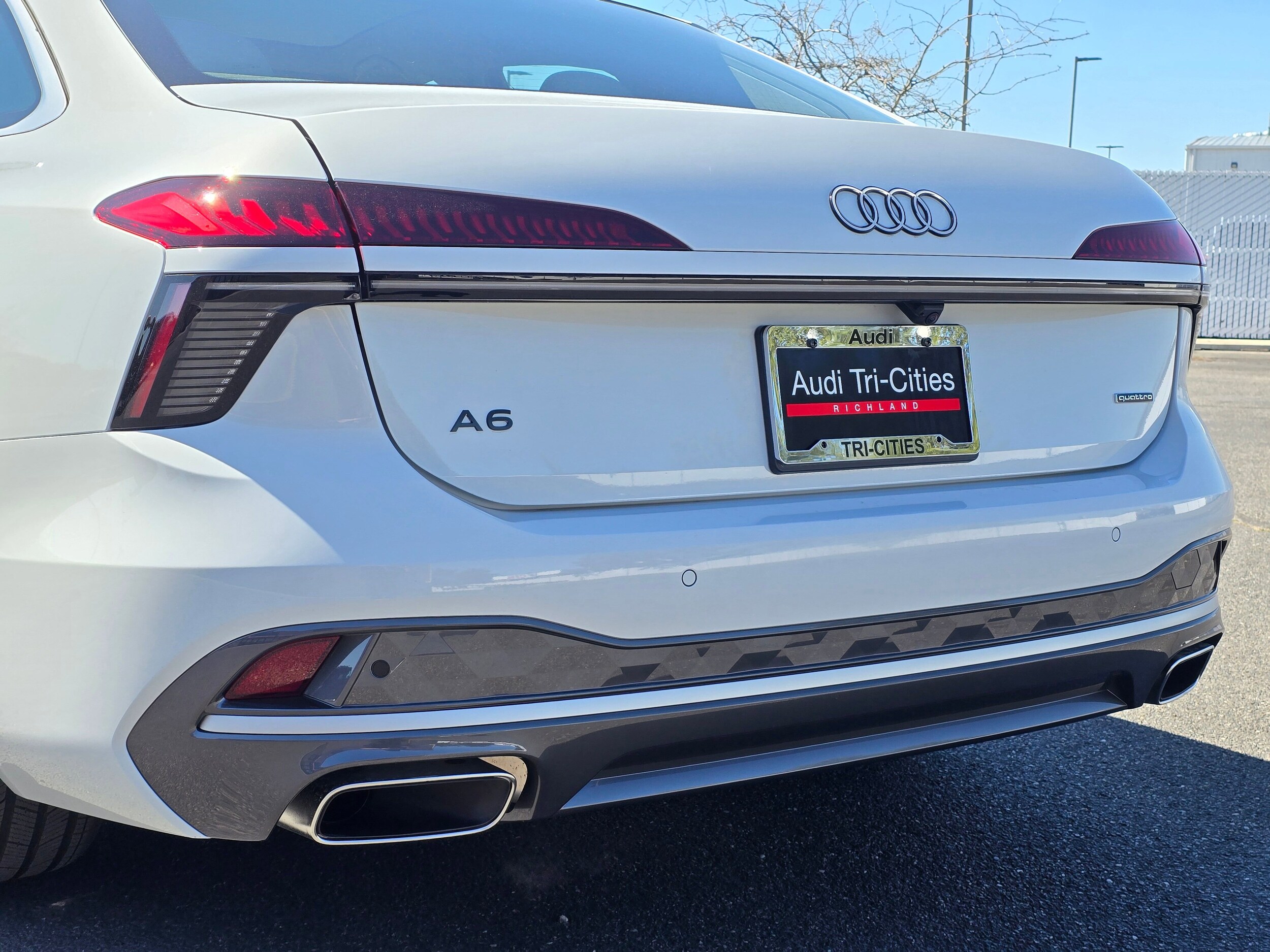 Used 2026 Glacier White Metallic Audi Premium Plus image 7