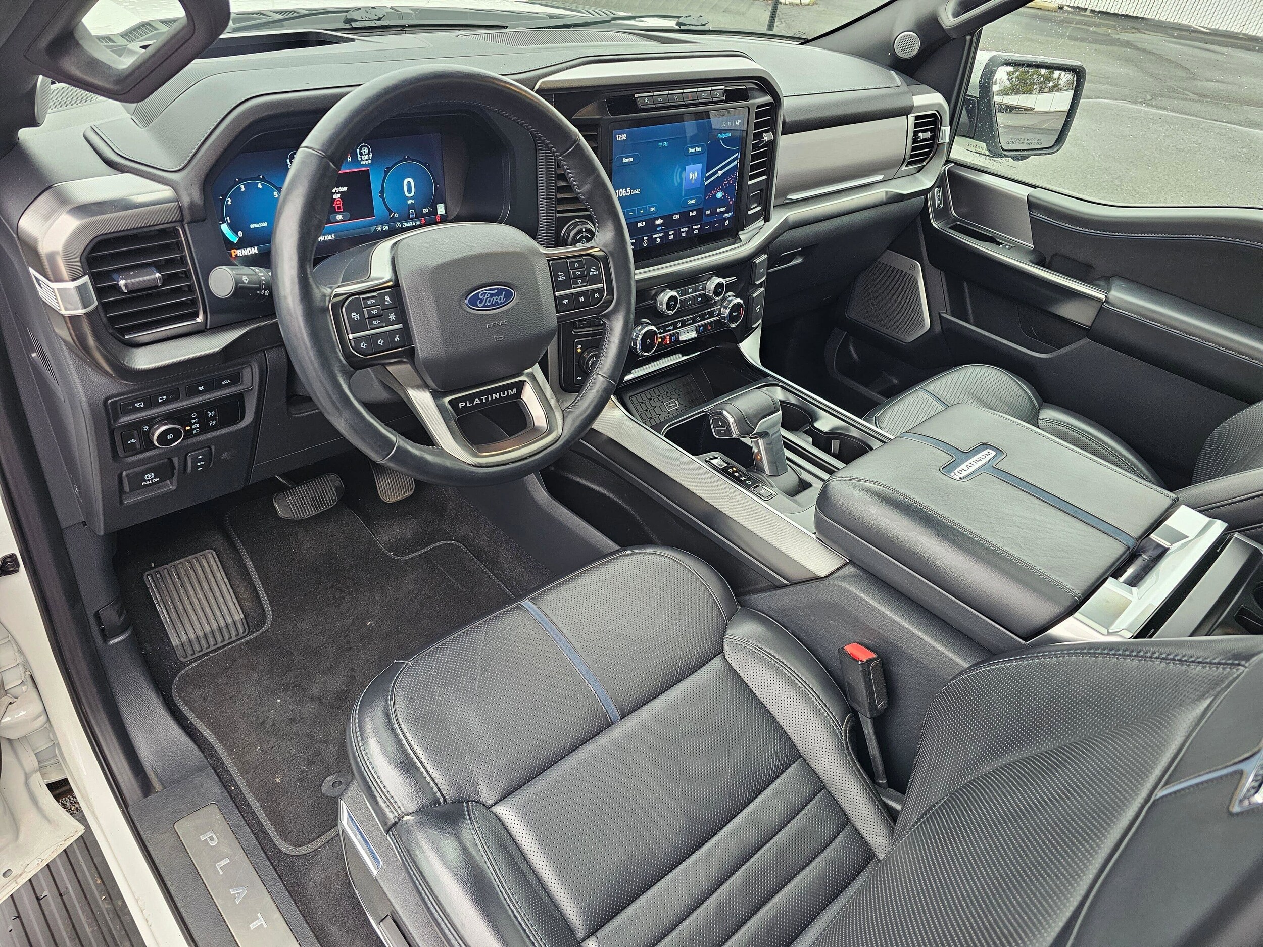 Used 2024 Star White Metallic Tri-Coat Ford Platinum image 3