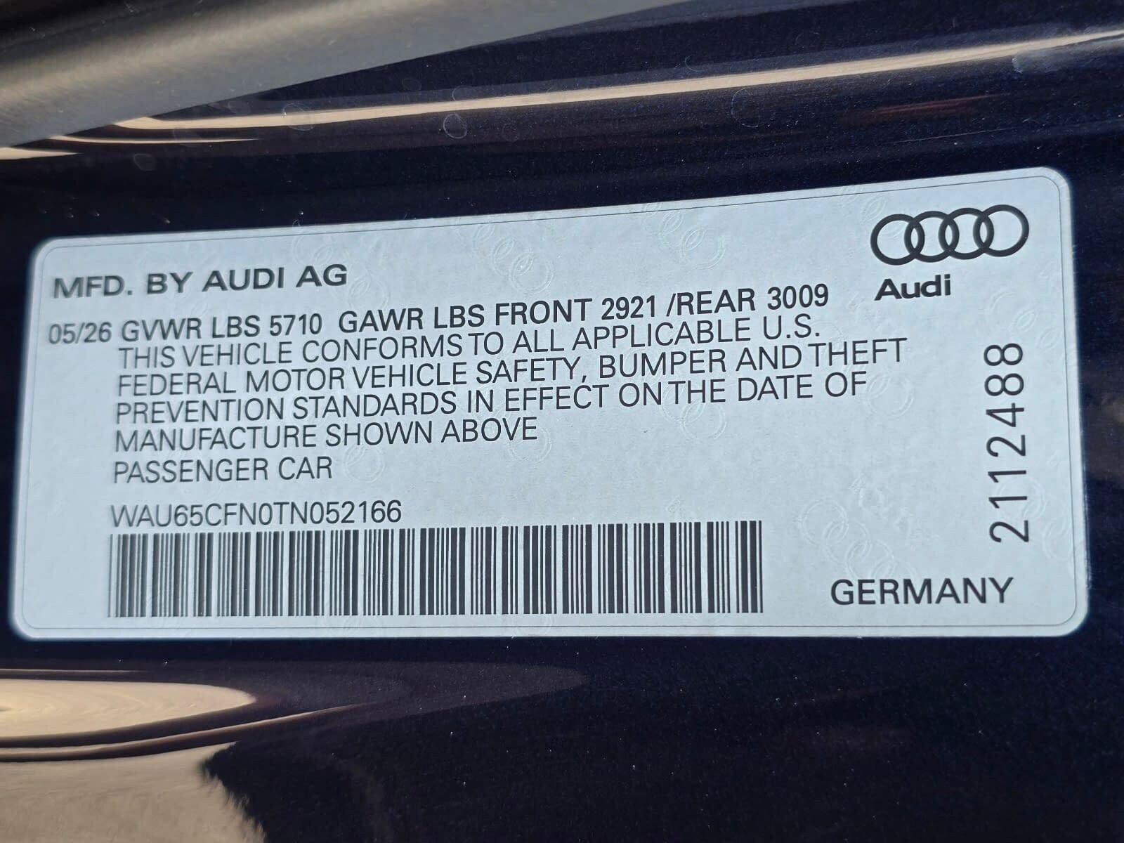 New 2026 Firmament Blue Audi Prestige image 30