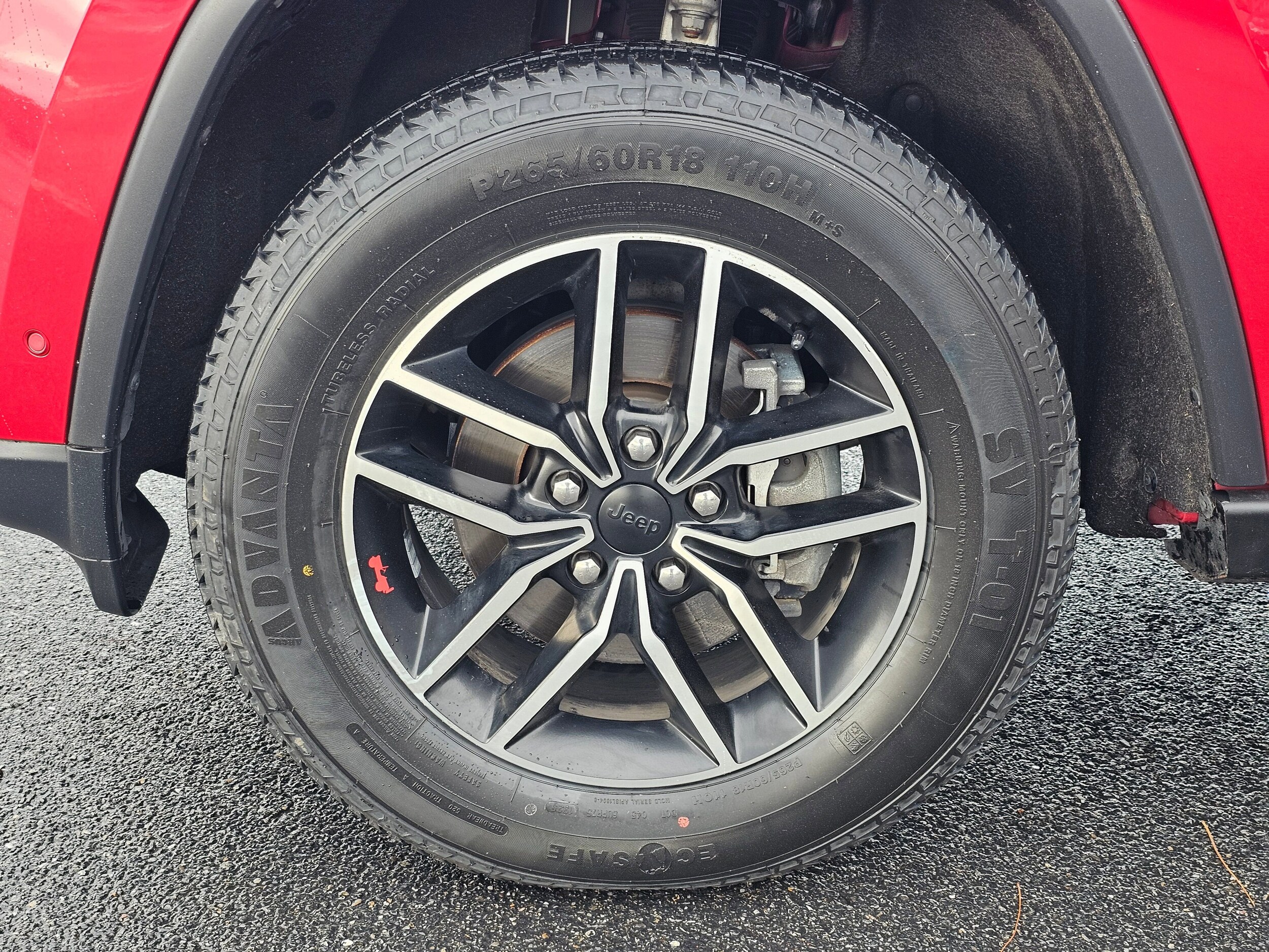 Used 2020 Redline 2 Coat Pearl Jeep Trailhawk image 8