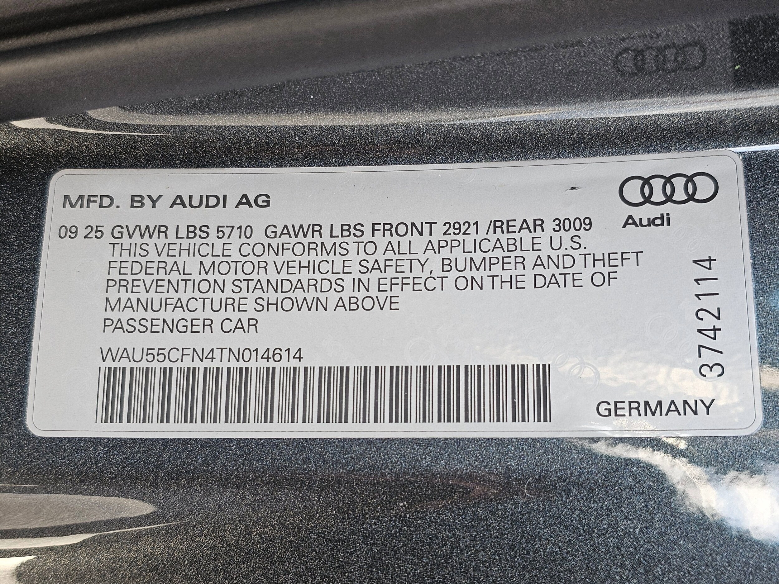 New 2026 Daytona Gray Pearl Audi Premium Plus image 31