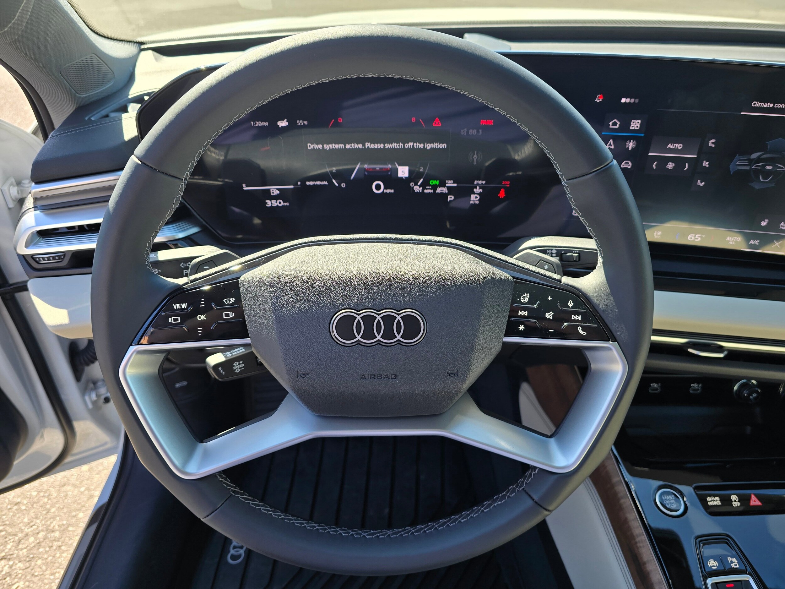 Used 2026 Glacier White Metallic Audi Premium Plus image 16