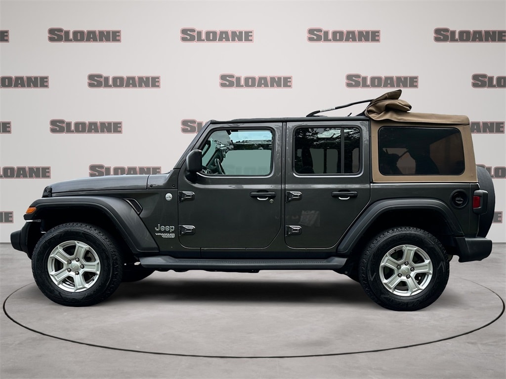 Used 2019 Jeep Wrangler Unlimited Sport S with VIN 1C4HJXDG8KW677507 for sale in Warrington, PA