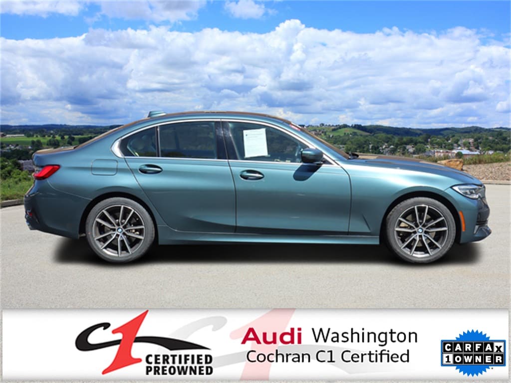 Used 2021 BMW 3 Series 330i with VIN 3MW5R7J02M8B84076 for sale in Washington, PA