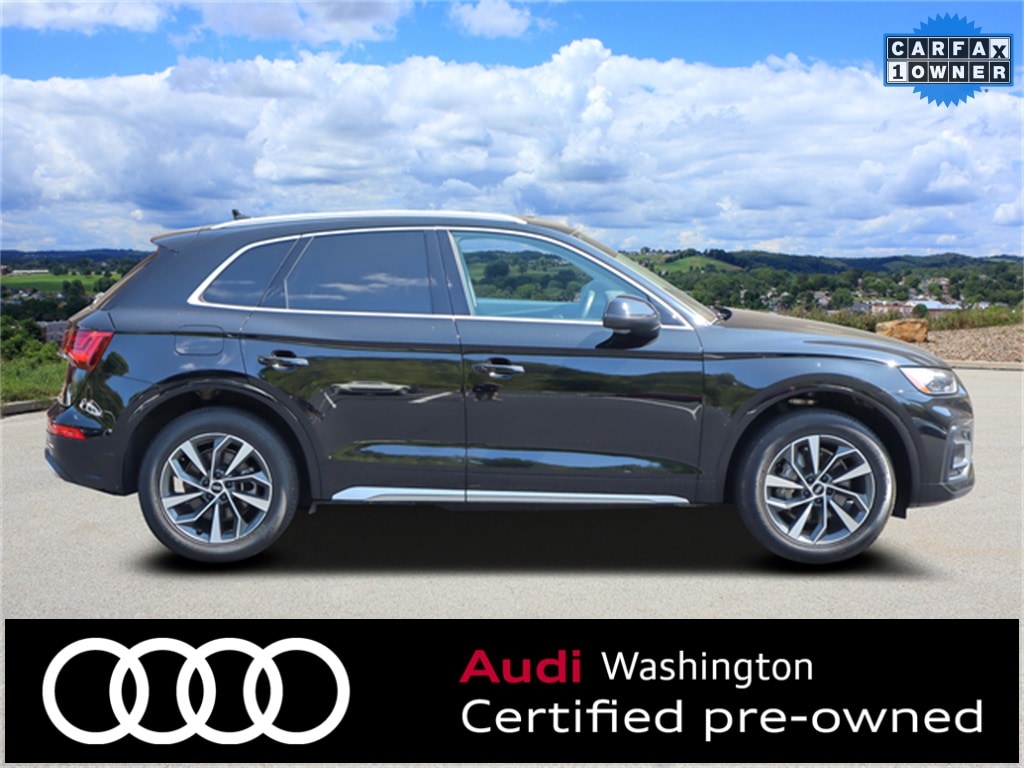 Used 2021 Audi Q5 Premium with VIN WA1AAAFY3M2093735 for sale in Washington, PA