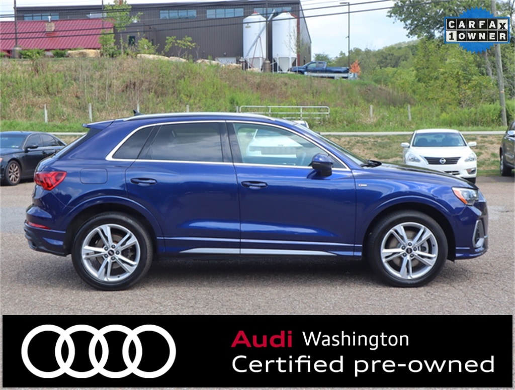 Used 2021 Audi Q3 S Line Premium with VIN WA1DECF39M1027388 for sale in Washington, PA