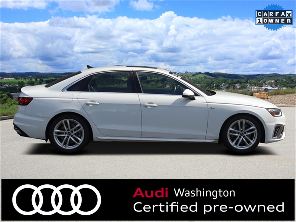 Certified 2023 Audi A4 Premium Plus with VIN WAUEAAF45PA001584 for sale in Washington, PA