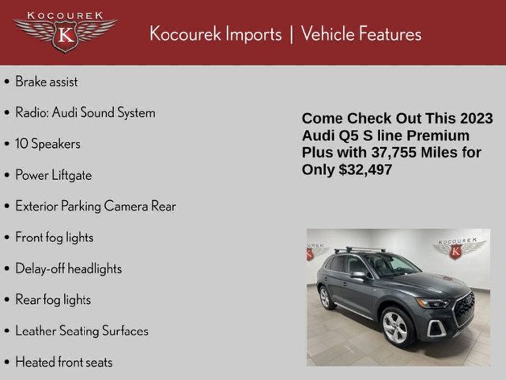 Used 2023 Audi Q5 45 S line Premium SUV