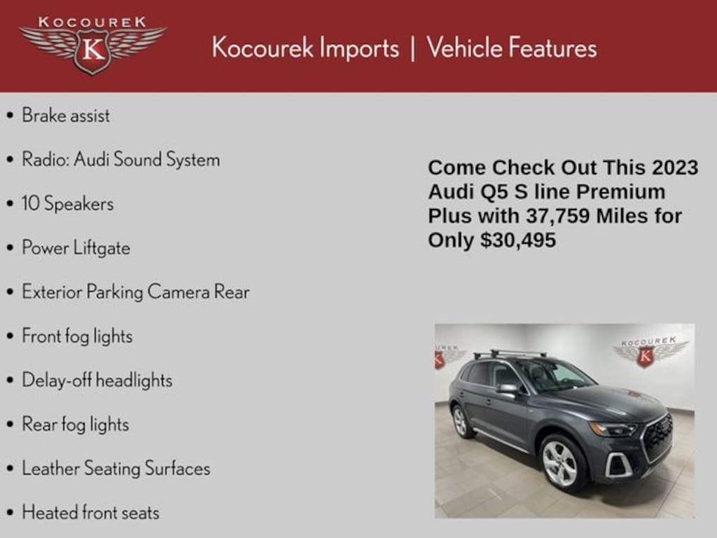 Used 2023 Audi Q5 45 S line Premium SUV