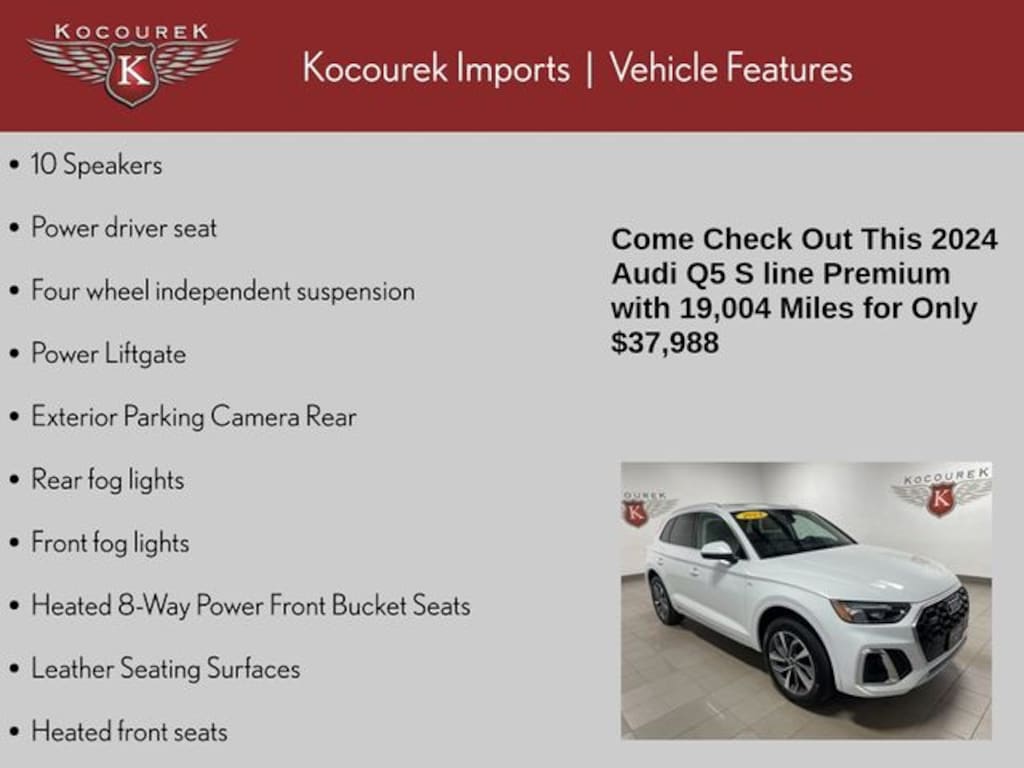 Used 2024 Audi Q5 45 S line Premium SUV
