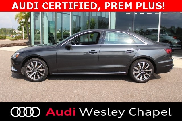 Used 2023 Audi A4 Premium Plus with VIN WAUBBAF46PN020380 for sale in Wesley Chapel, FL