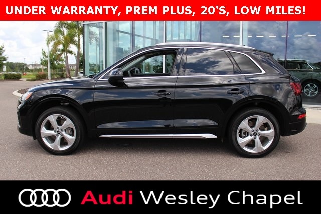 Used 2021 Audi Q5 Premium Plus with VIN WA1BAAFY9M2101650 for sale in Wesley Chapel, FL
