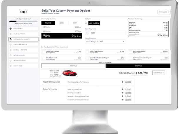 iMac featuring Audi Wesley Chapel