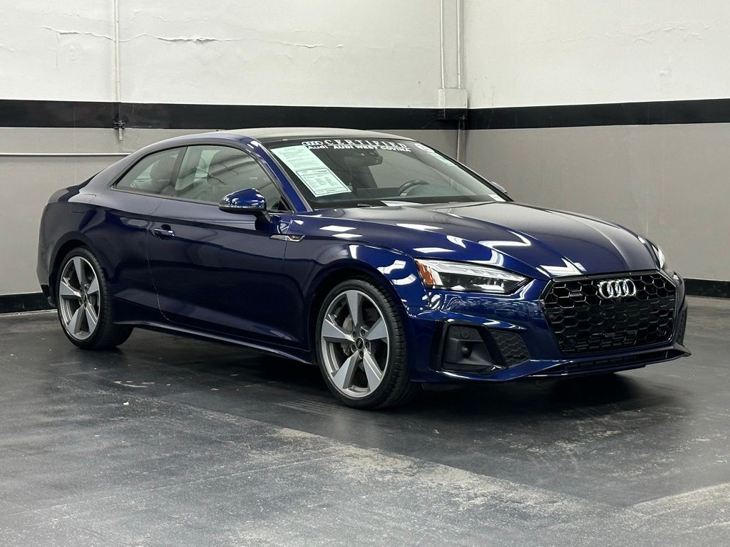 Used 2021 Audi A5 Coupe Premium Plus with VIN WAUTAAF52MA044615 for sale in West Covina, CA