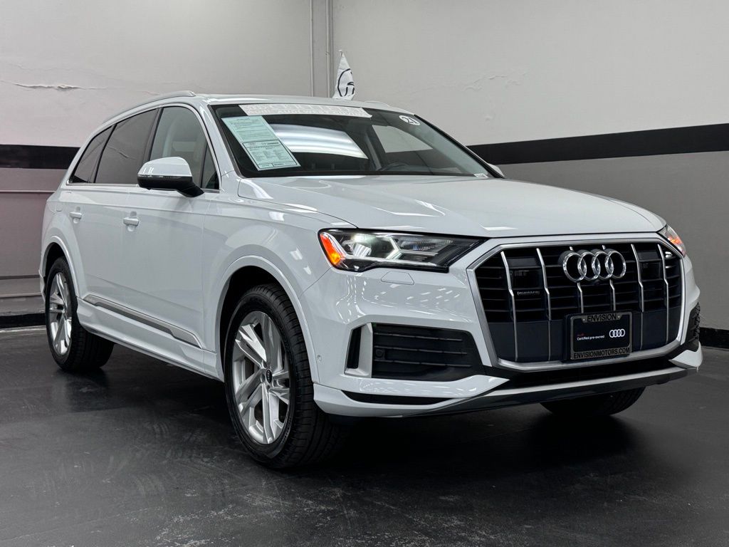 Used 2021 Audi Q7 Premium Plus with VIN WA1LJAF79MD022303 for sale in West Covina, CA