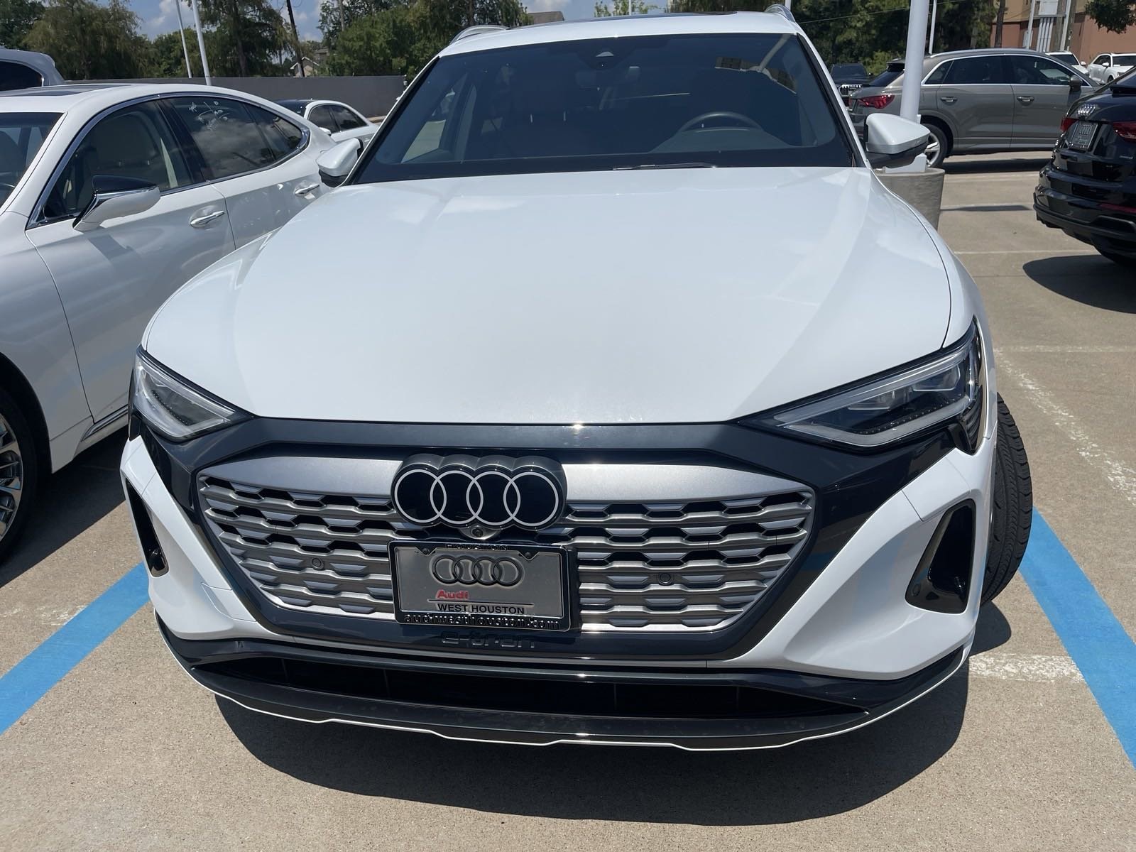 Used 2024 Audi Q8 e-tron Premium Plus with VIN WA15AAGE3RB017283 for sale in Houston, TX